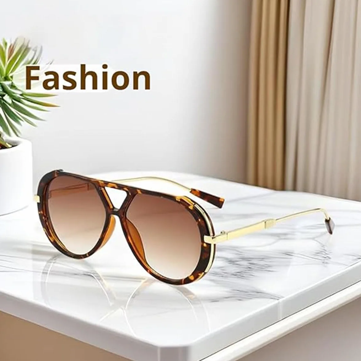 Gafas de sol de aviador Panther vintage unisex