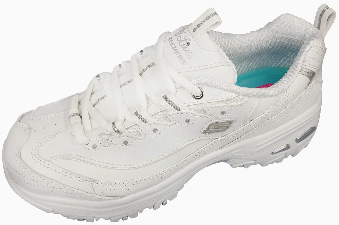 Skechers 11936 - Zapatillas de Otra Piel mujer, color Blanco, talla 39 EU M