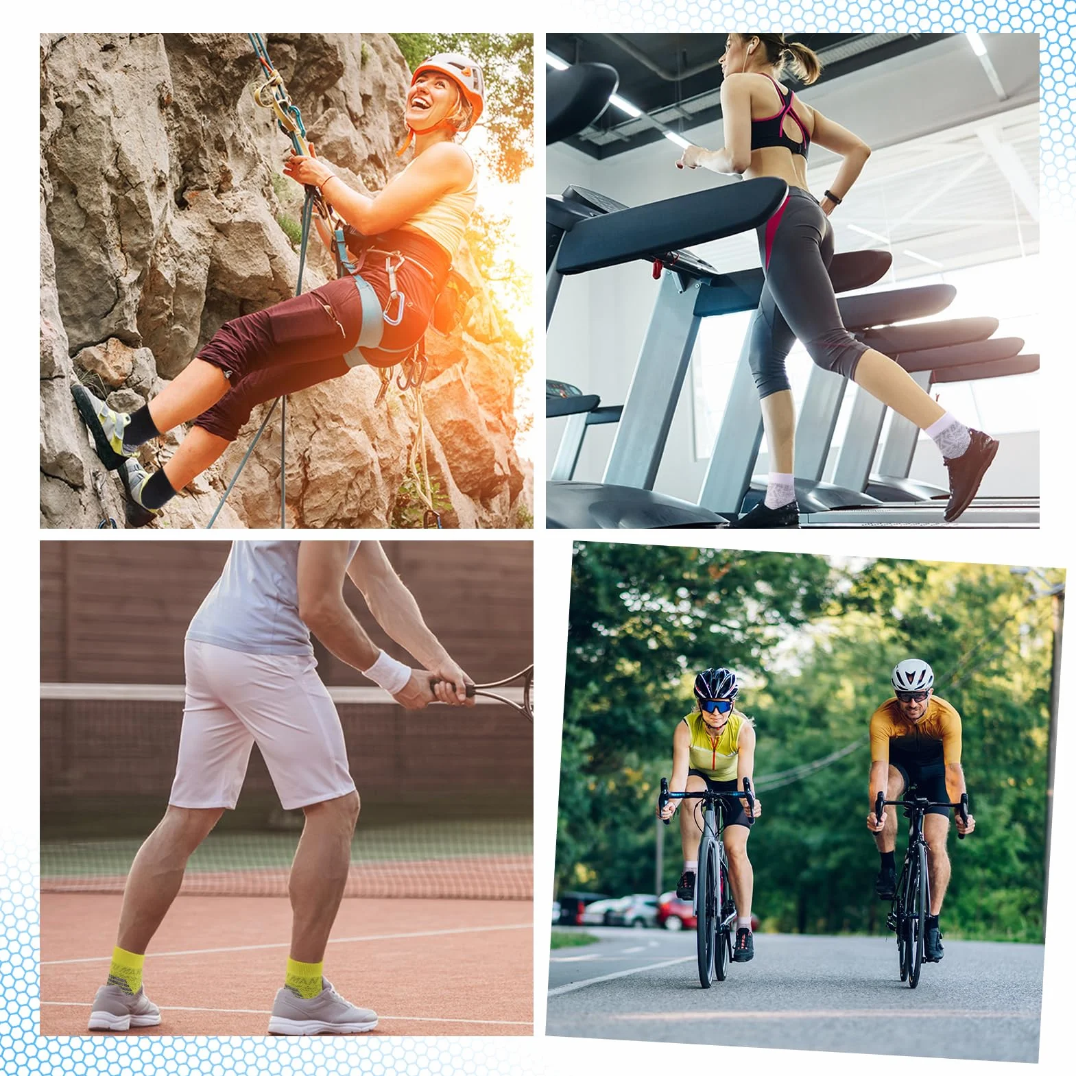 Calcetines compresión fascitis plantar 15 mmHg mujer hombre antideslizantes correr