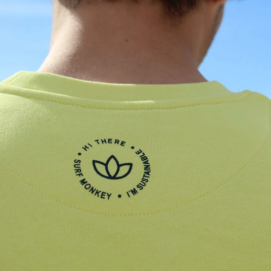 Sudadera clásica de Cuello Redondo para Hombre/Mujer - Sudadera Algodón Orgánico Surf Monkey