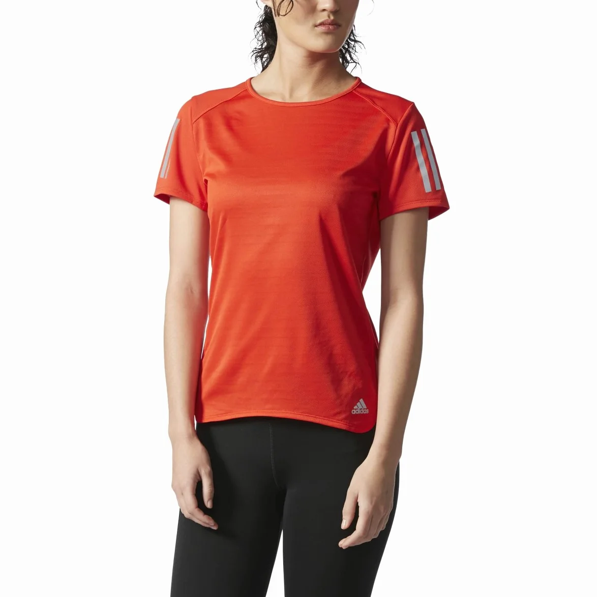 adidas Mujer Camiseta de Manga Corta de Running de Respuesta