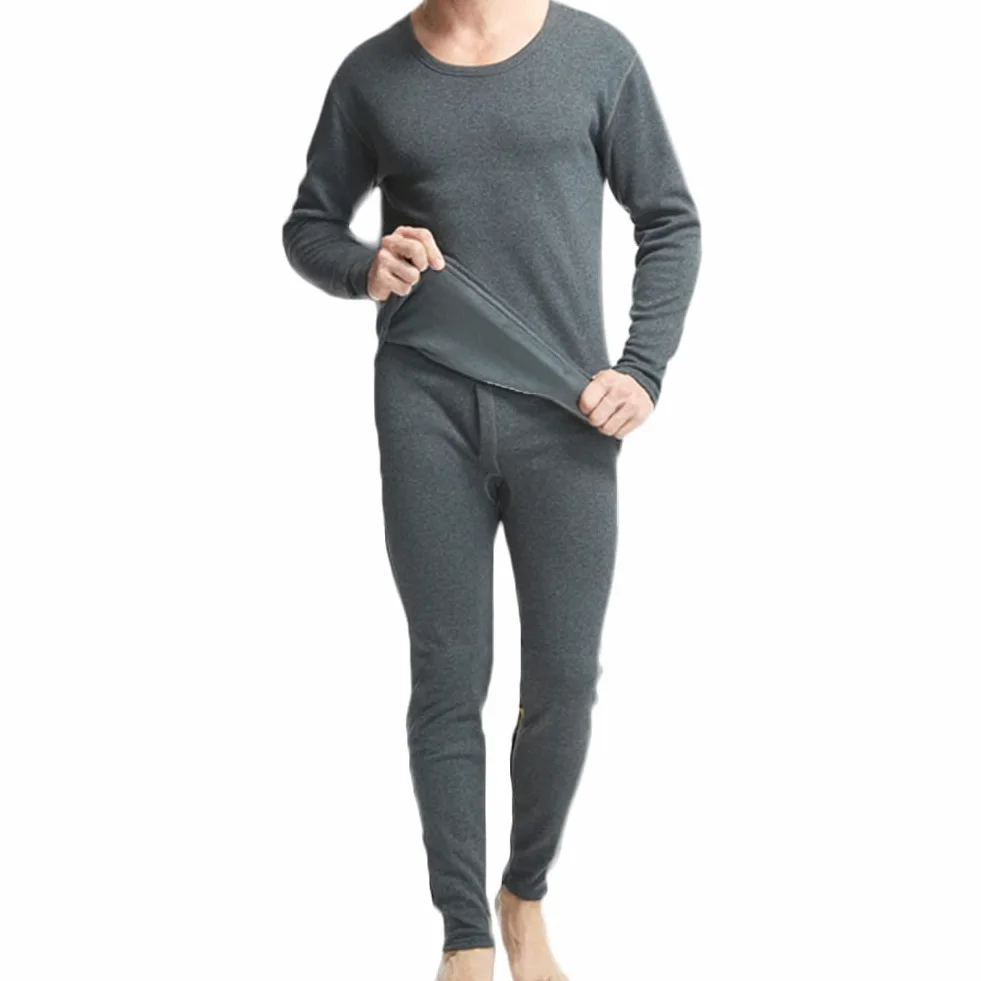 Conjuntos Térmicos para Hombre Thermal Underwear Set Ultra Soft Midweight Long Johns Top & Bottoms