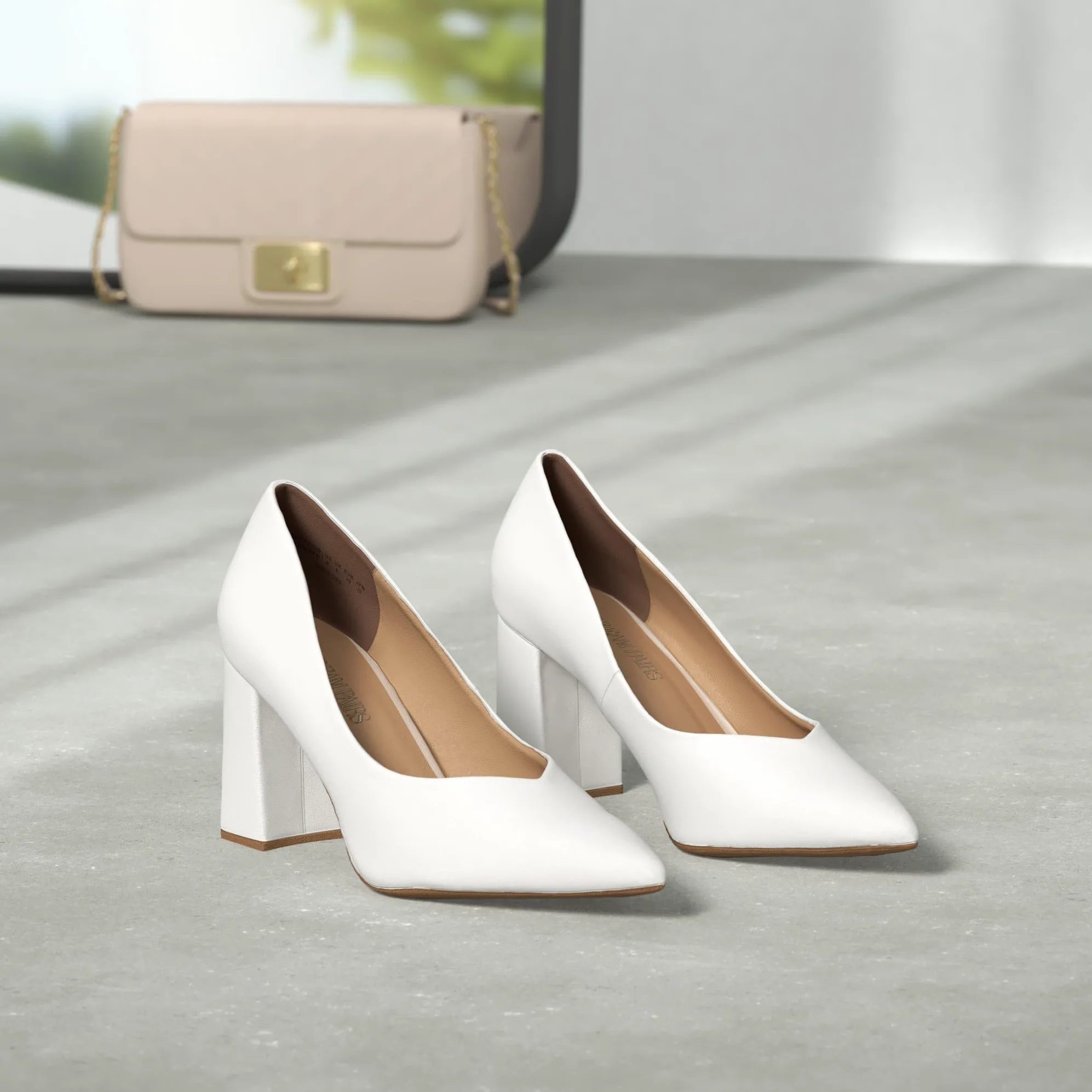 Zapatos de Tacón Alto Cómodos Clásicos Mujer Trabajo