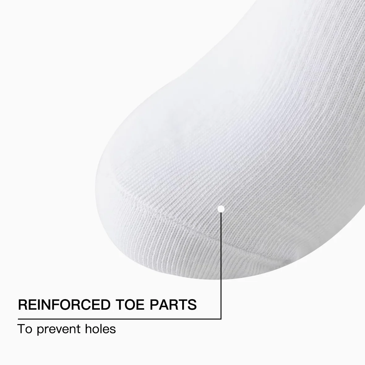 JOYNÉE Calcetines cortos informales para hombre, 20 pares, Blanco (20 pares), talla única