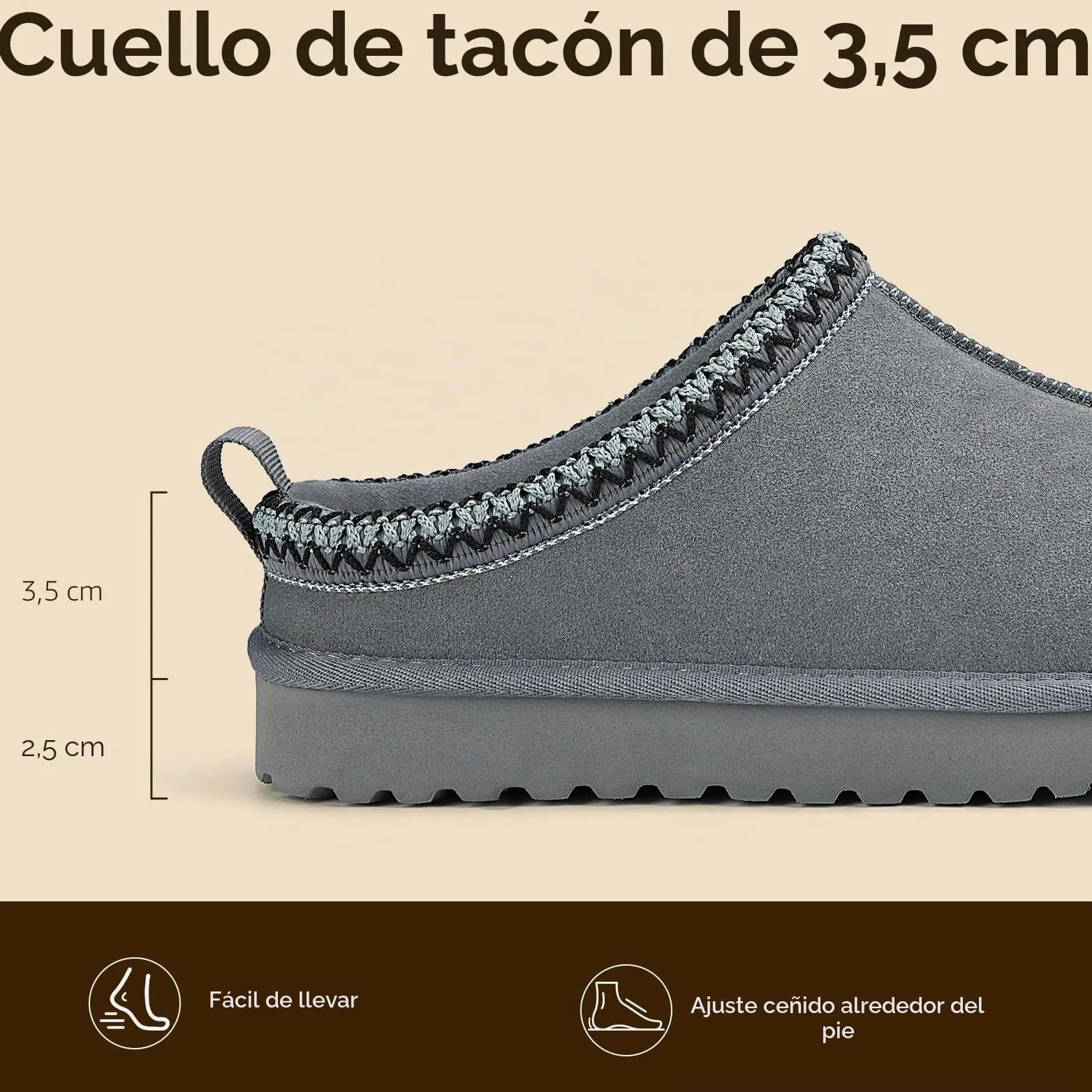 Mishansha Zapatillas Casa Mujer Invierno | Pantuflas de Peluche, Cálido, Antideslizantes