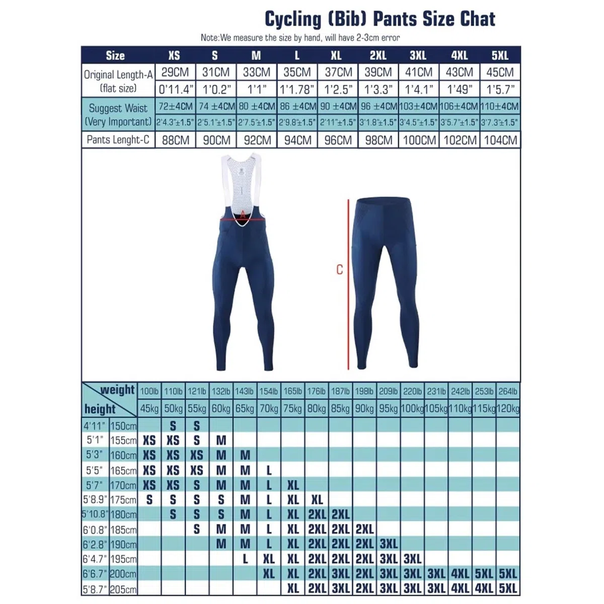 Largo Culote Ciclismo Pantalones Largos de Ciclismo for Hombre, Pantalones Reflectantes con Almohadilla de Gel for otoño, Pantalones Transpirables con Bolsillo Trasero Adecuado para Hombres