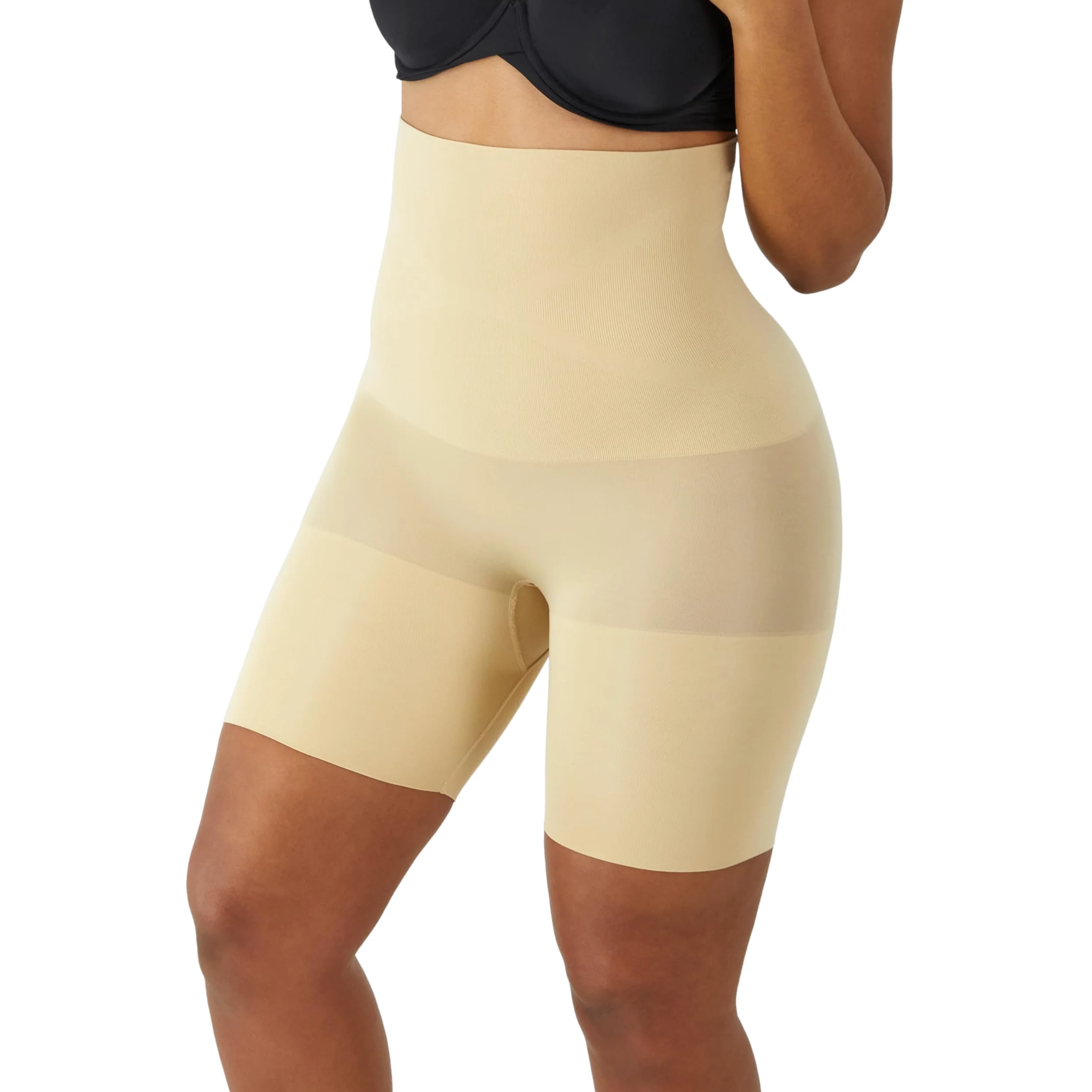 Maidenform Hybrid-Hi-Waist Thigh Slimmer Medias Moldeadoras para Mujer