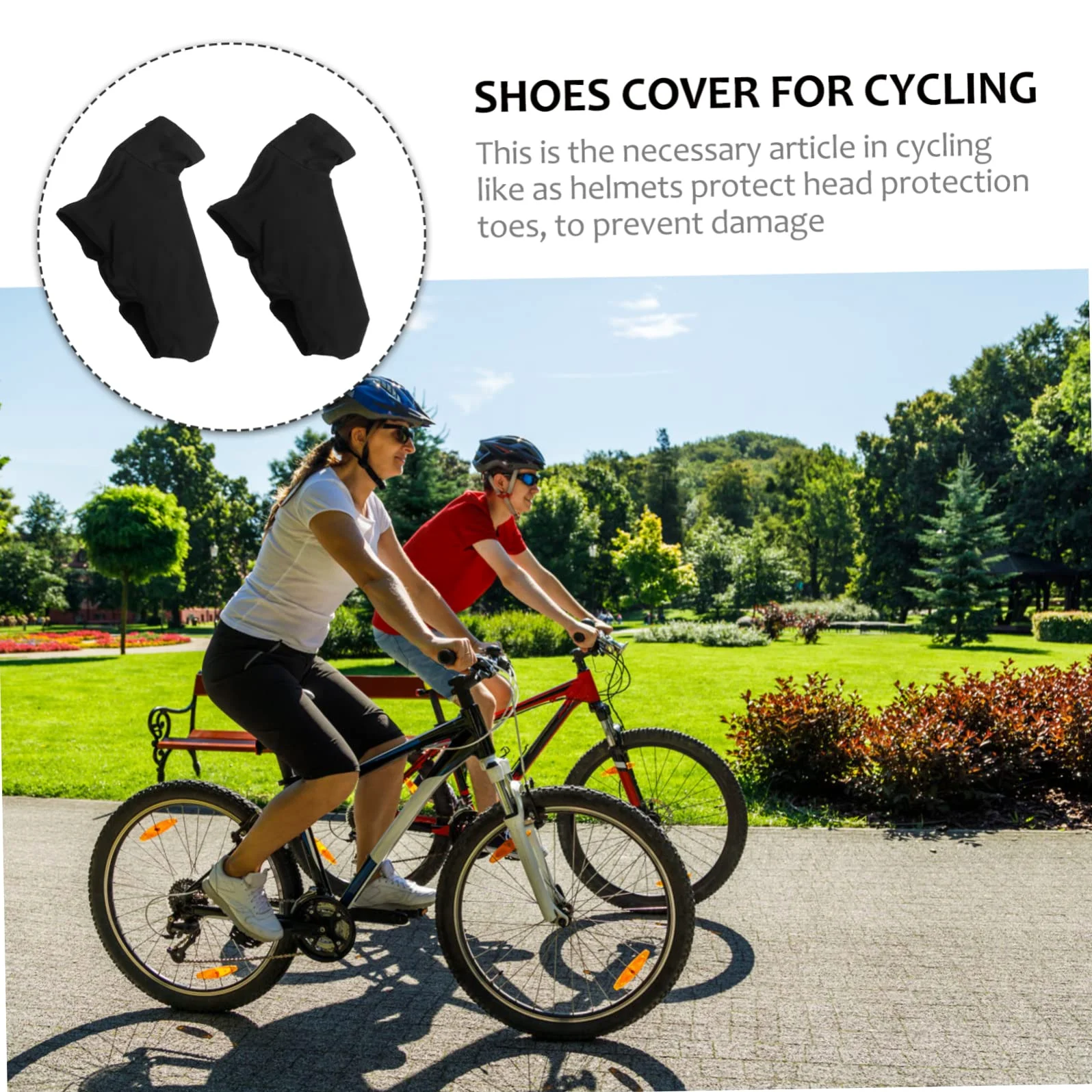 INOOMP 3 Piezas Cubierta del Zapato Chanclos Al Aire Libre Ciclismo Bicicleta Cubrezapatillas Ciclismo Cubierta Botas Lluvia Bike Hombres y Mujeres Juegos Invierno