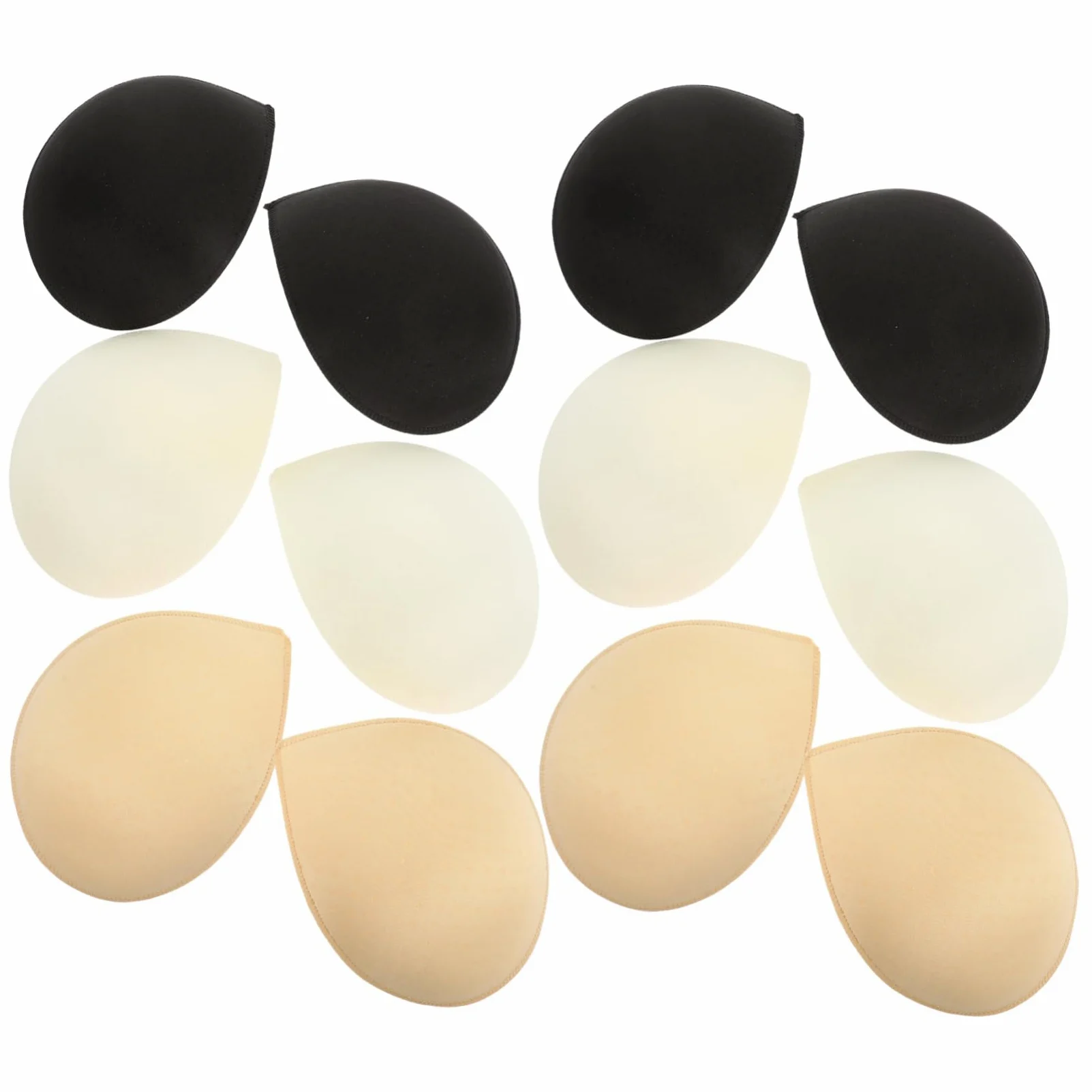 Beaupretty 6pares Almohadillas De Esponja Para Sujetadores De Inserciones Para Sujetadores Deportivos Reutilizables y Lavables Para Bañador y Yoga