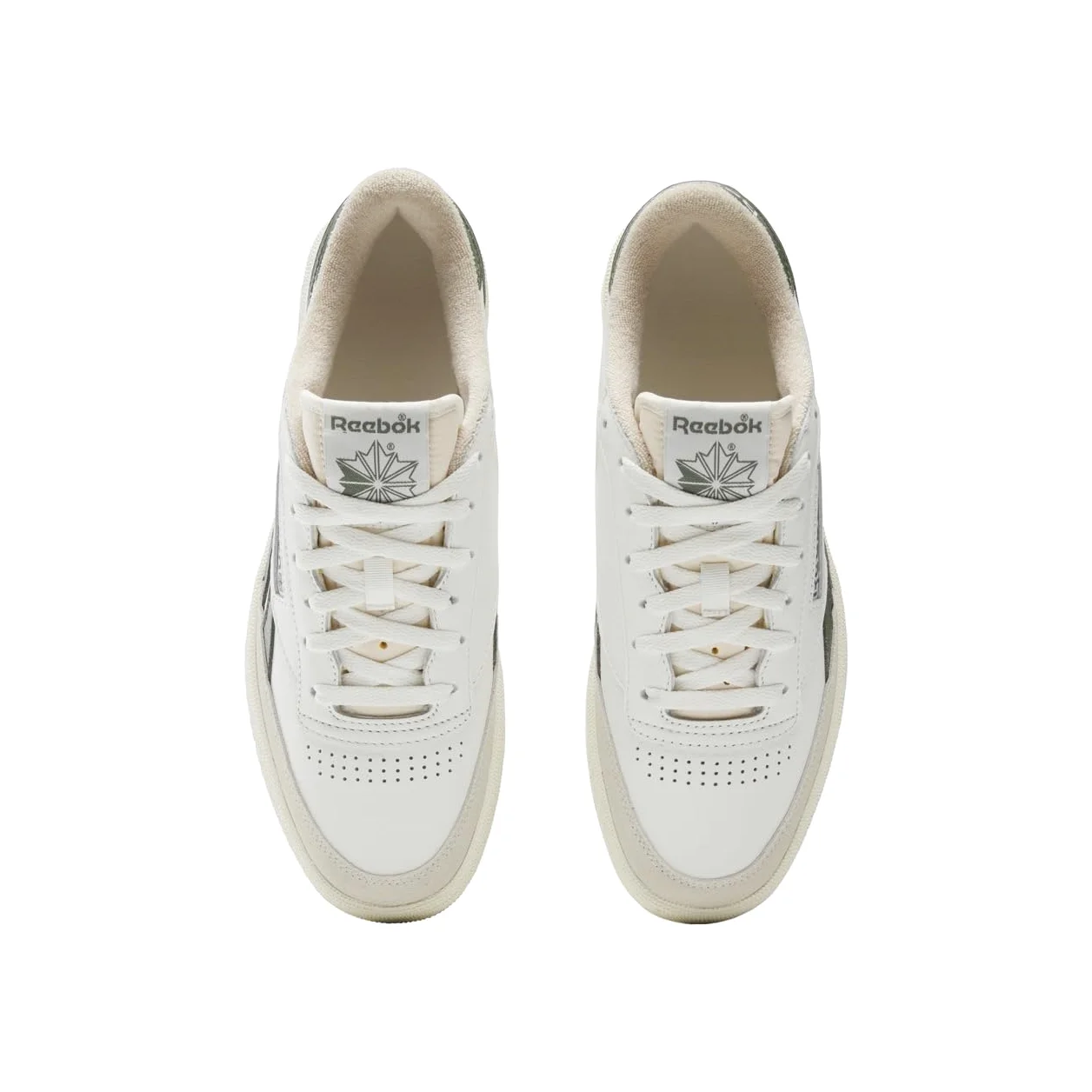 Reebok Tenis Vintage Club C Revenge Unisex para Adultos, Tiza/Verde Breakaway/Bronceado, 13 Women/11.5 Men