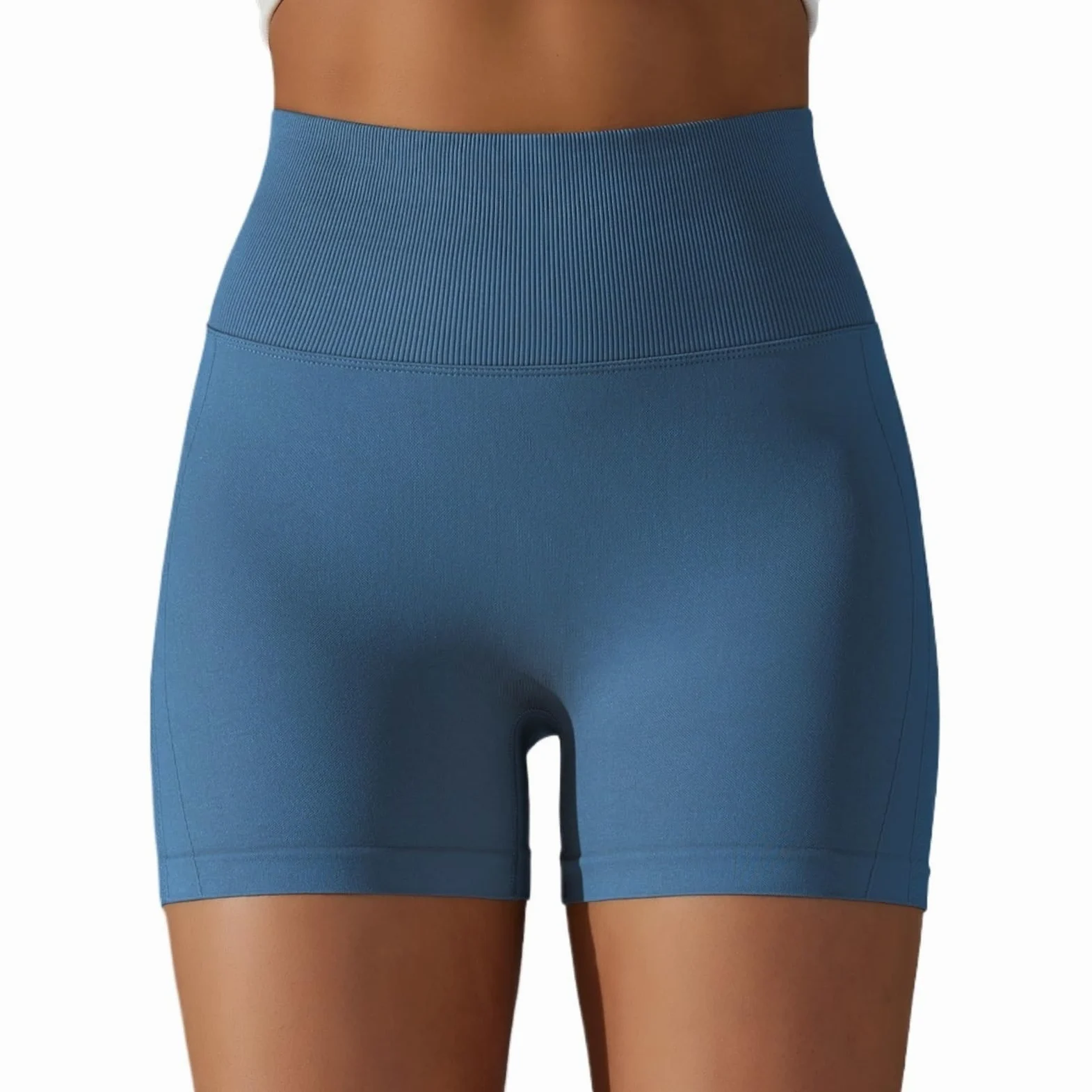 Pantalones cortos de yoga para mujer, para correr, ciclismo, transpirables, cintura alta, para verano, entrenamiento, gimnasio, mallas elásticas