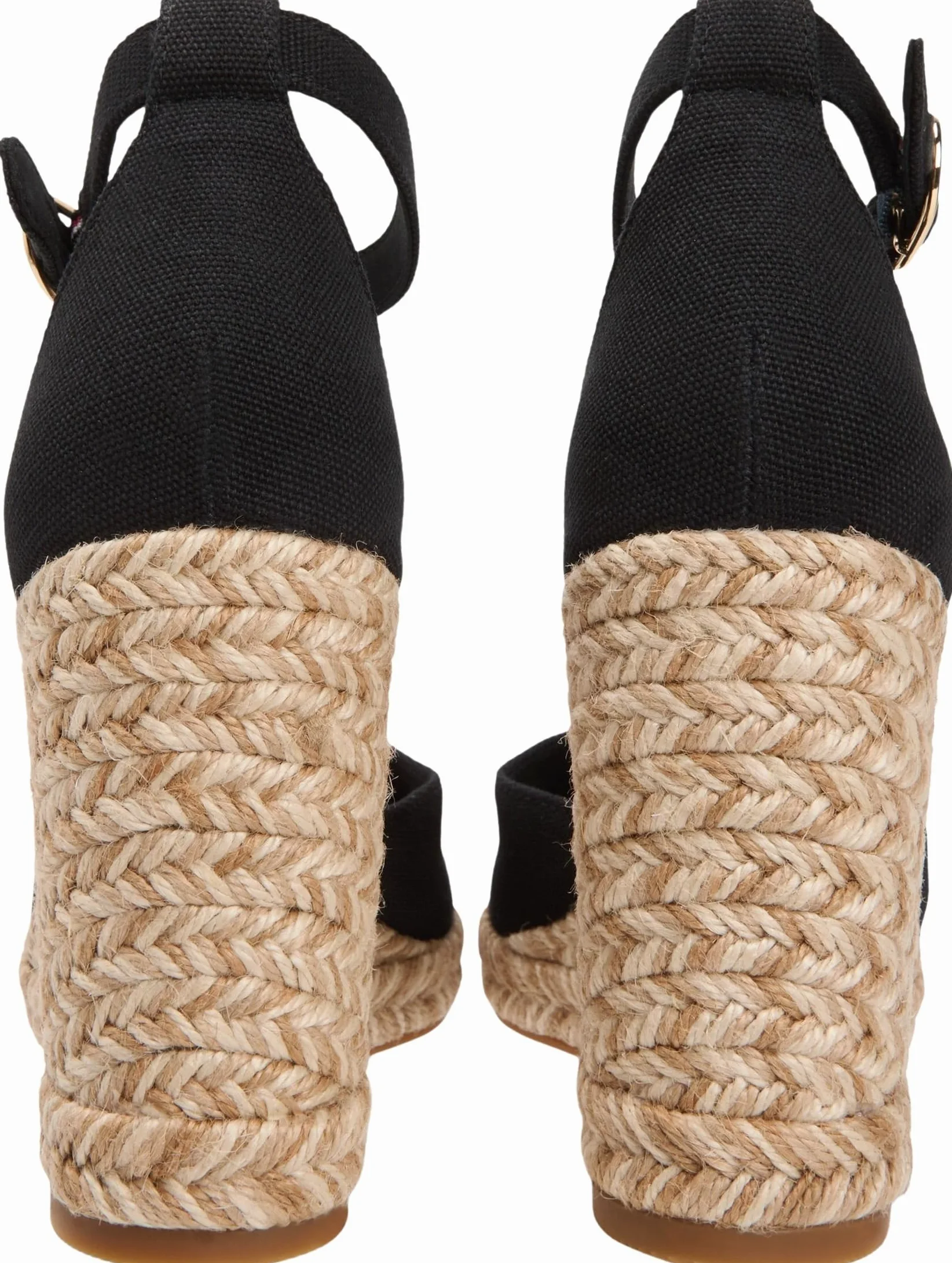 Tommy Hilfiger Flag High Wedge Espad Closed Toe Fw0fw09225, Alpargatas de cuña Mujer