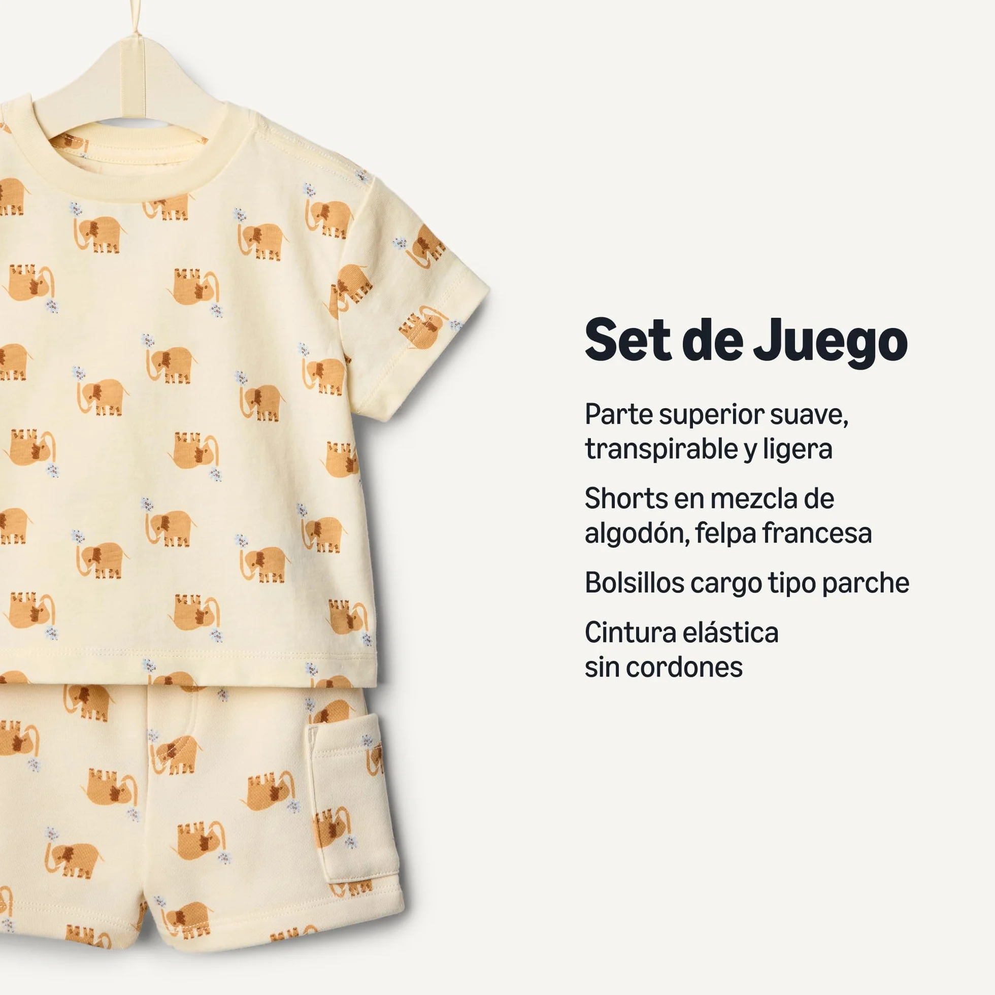 Amazon Essentials x Sofia Grainge Conjunto con Camiseta y Pantalones Cortos Niños, Paquetes Múltiples