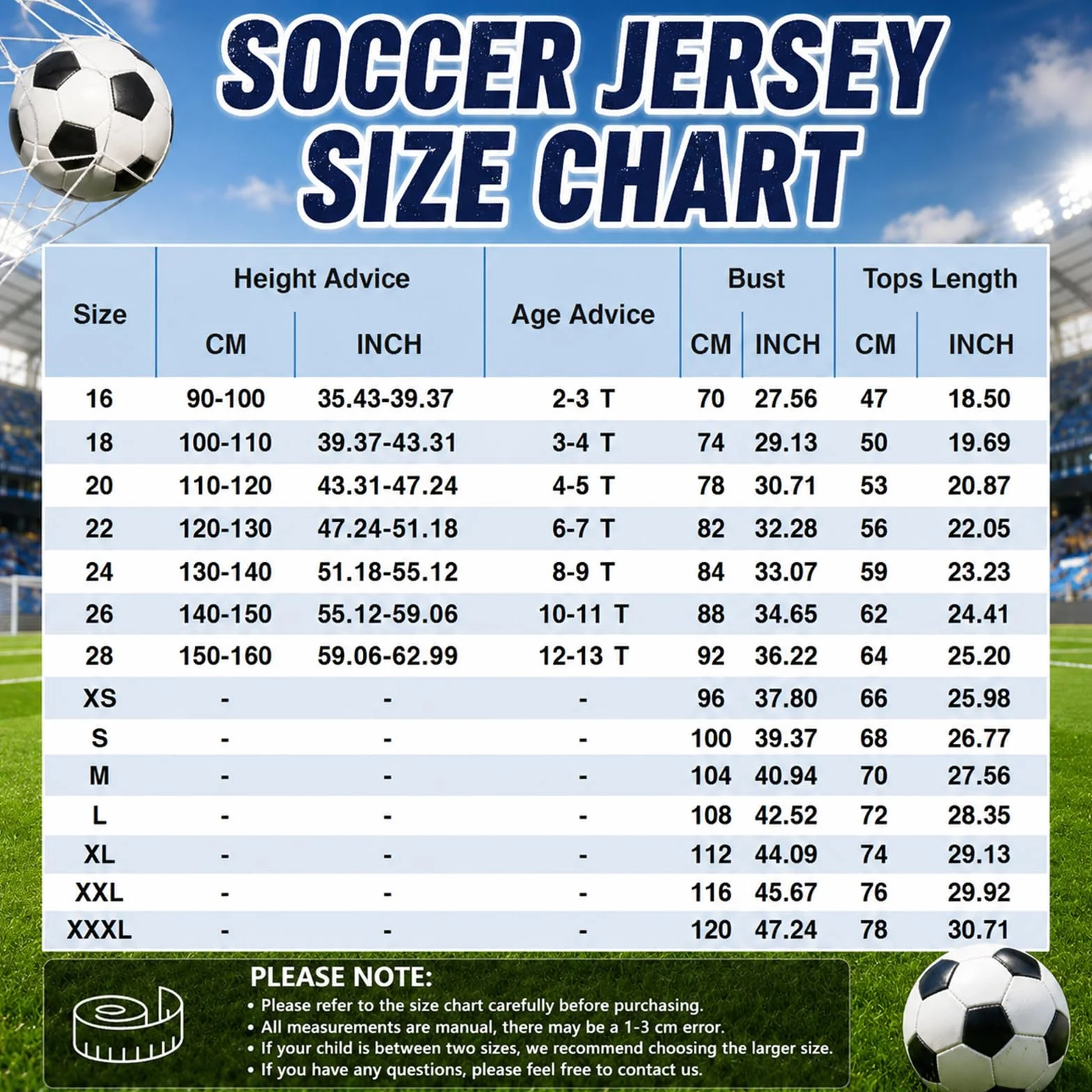Genérico Camiseta de fútbol Personalizada para el Mundial 2026 con Nombre y número, camisete fútbol Personalizada del Mundial para Regalo Ideal para fanáticos del fútbol