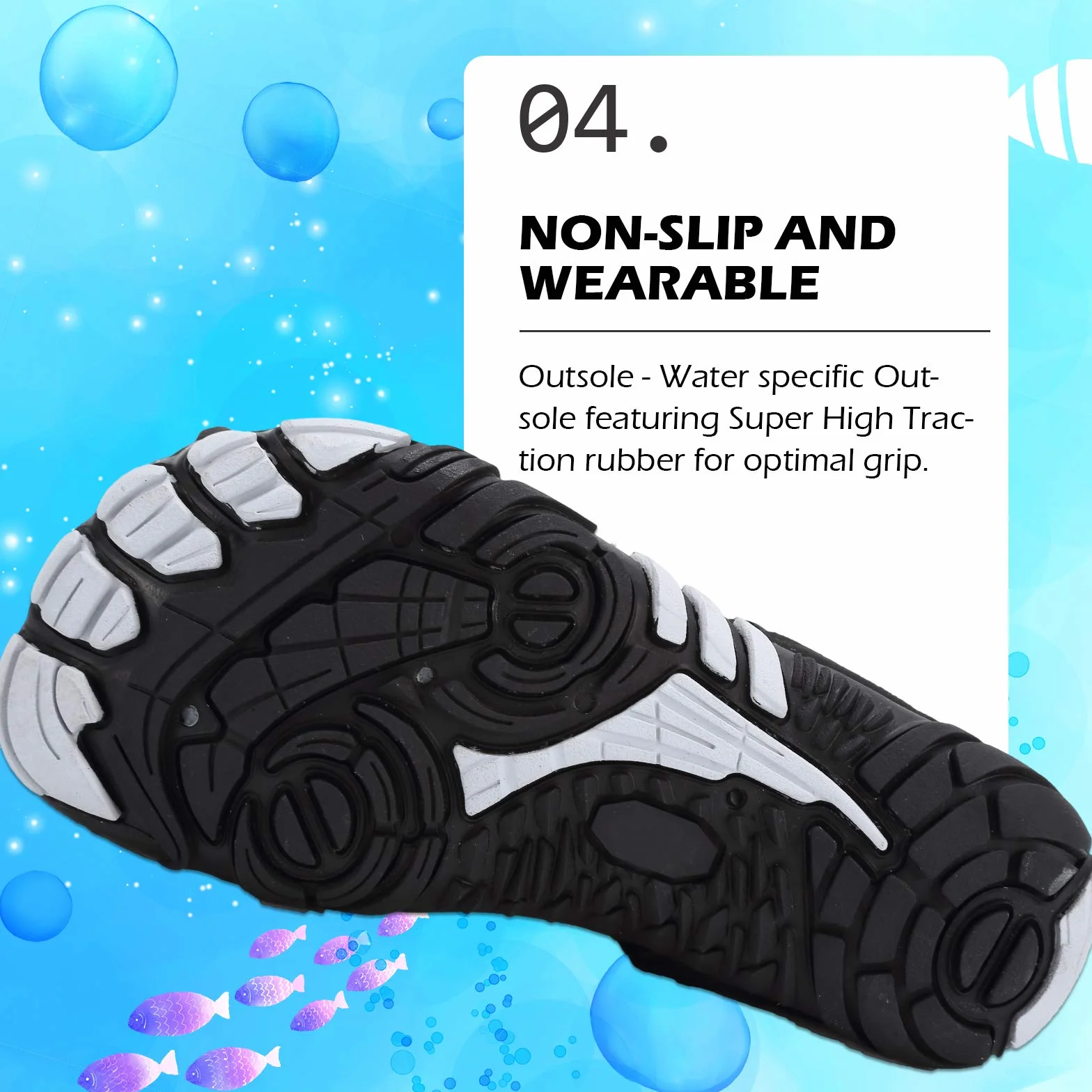 DimaiGlobal Calzado Descalzos Niñas Niños Zapatillas de Trail Running Barefoot Secado Rápido Zapatos de Agua Transpirable Antideslizante para Playa 34EU Negro