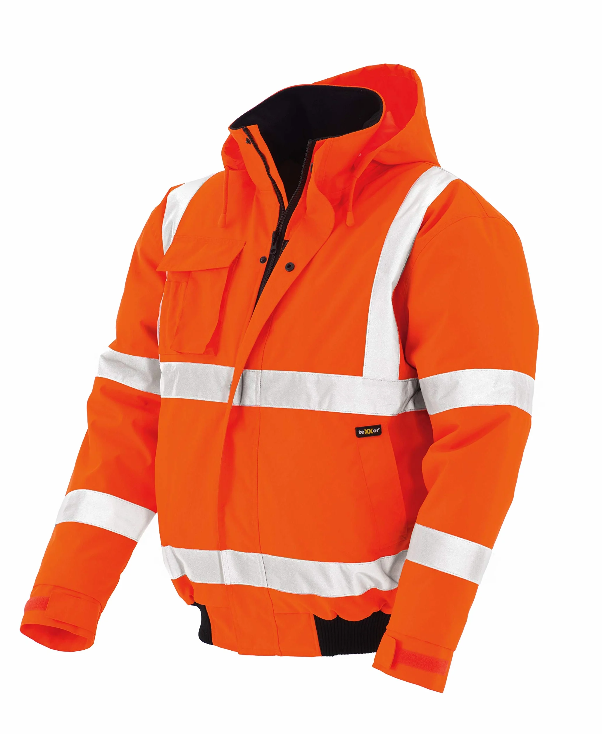 Texxor 4119 - Chaqueta de trabajo impermeable, cortaviento naranja l trabajo