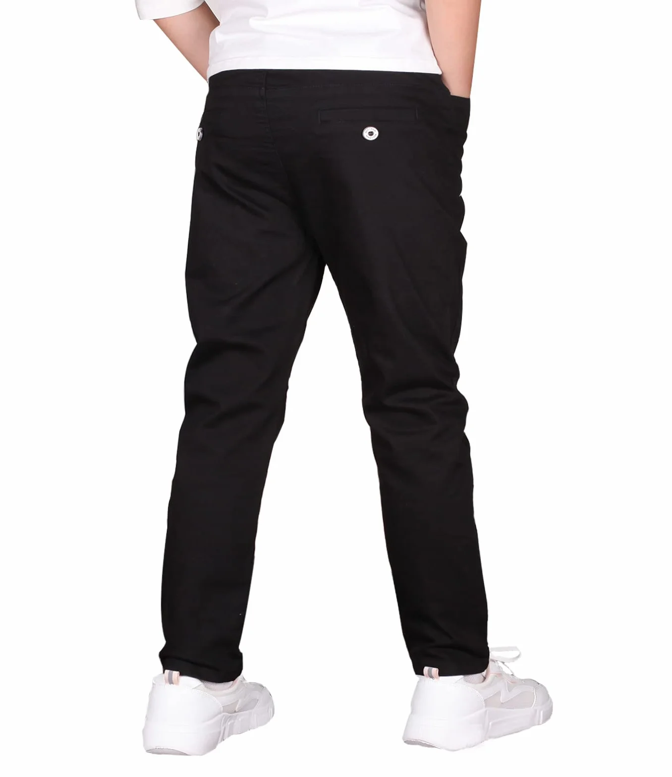 CAMLAKEE Pantalones Cargo Niños Jogger Cintura Elástica