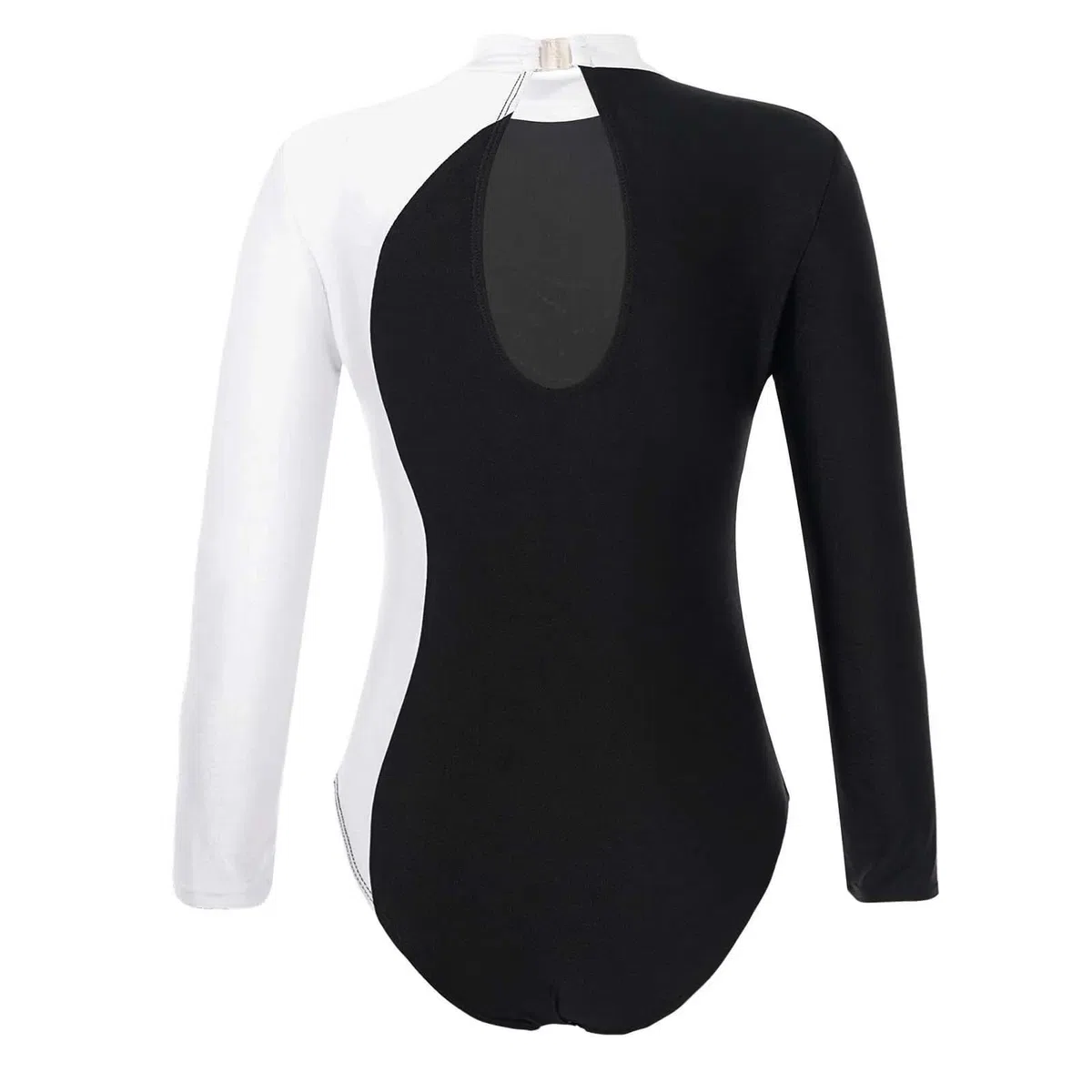 Maillot Gimnasia Ritmica Leotardo de gimnasia for niñas y niños, tutú de Ballet de diamantes de imitación brillante de manga larga, leotardo de baile, mono de patinaje sobre hielo, mono de gimnasia(Ro