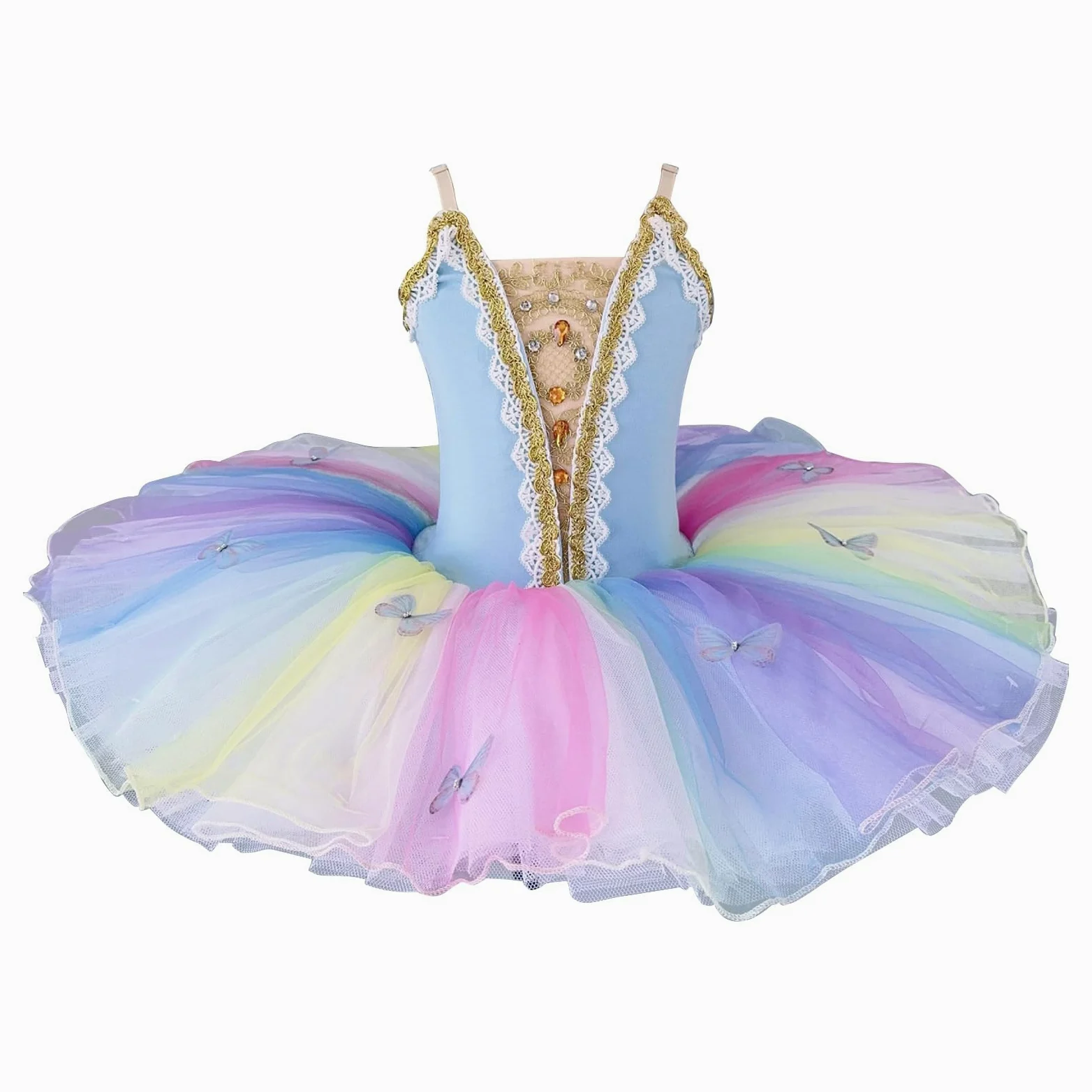 inlzdz Niños Maillot De Ballet Vestido Tutu Bailarina Body Clásico Patinaje Artístico Competición
