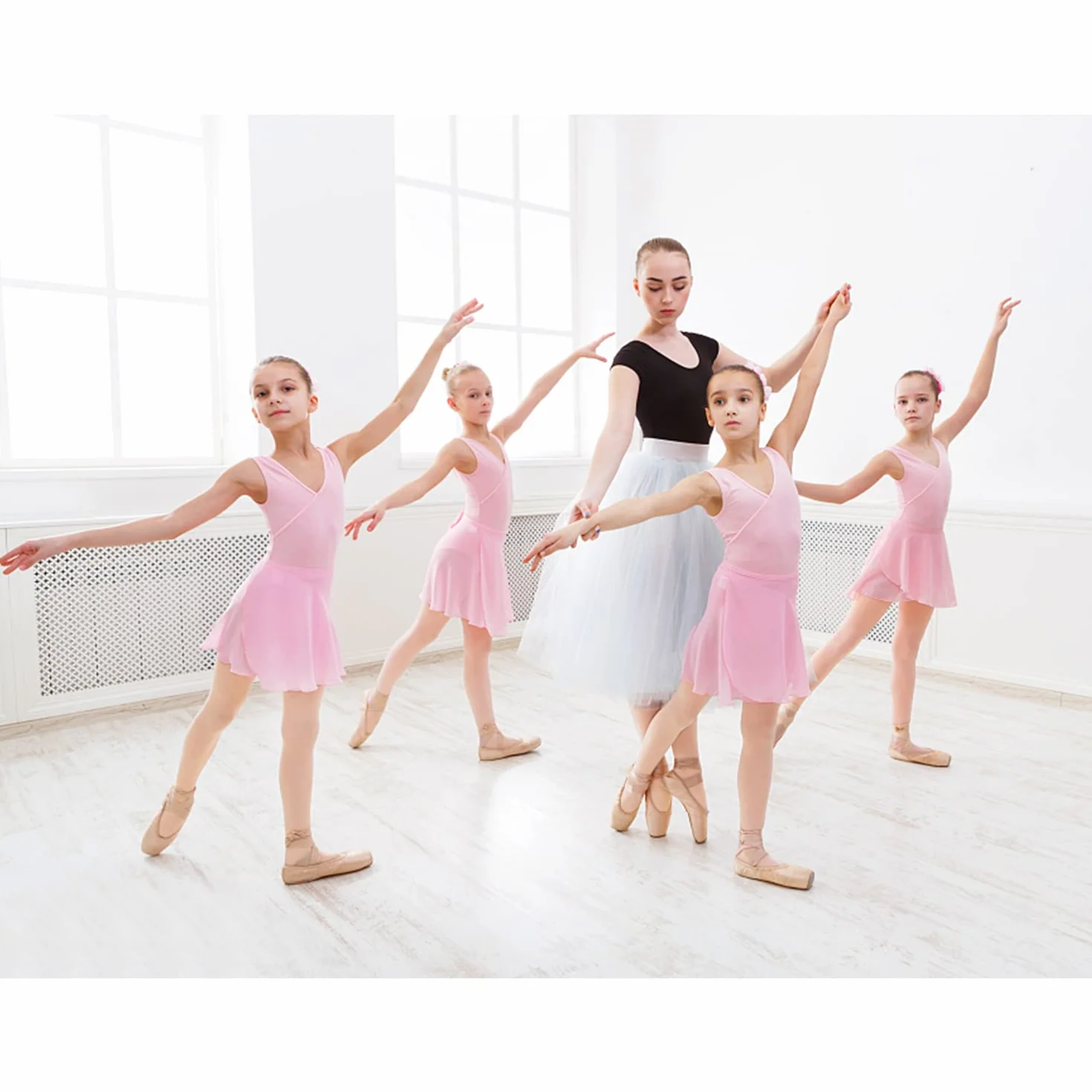 Ballet Convertibles de Danza para Niñas y Mujer 4-18 años