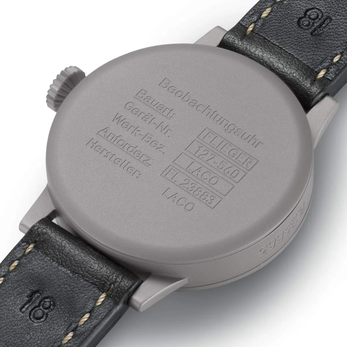 Laco Reloj de Aviador Original Kempten Fabricado en Alemania – 39 mm de diámetro – Reloj de Cuerda Manual – Acabado excepcional – Resistente al Agua