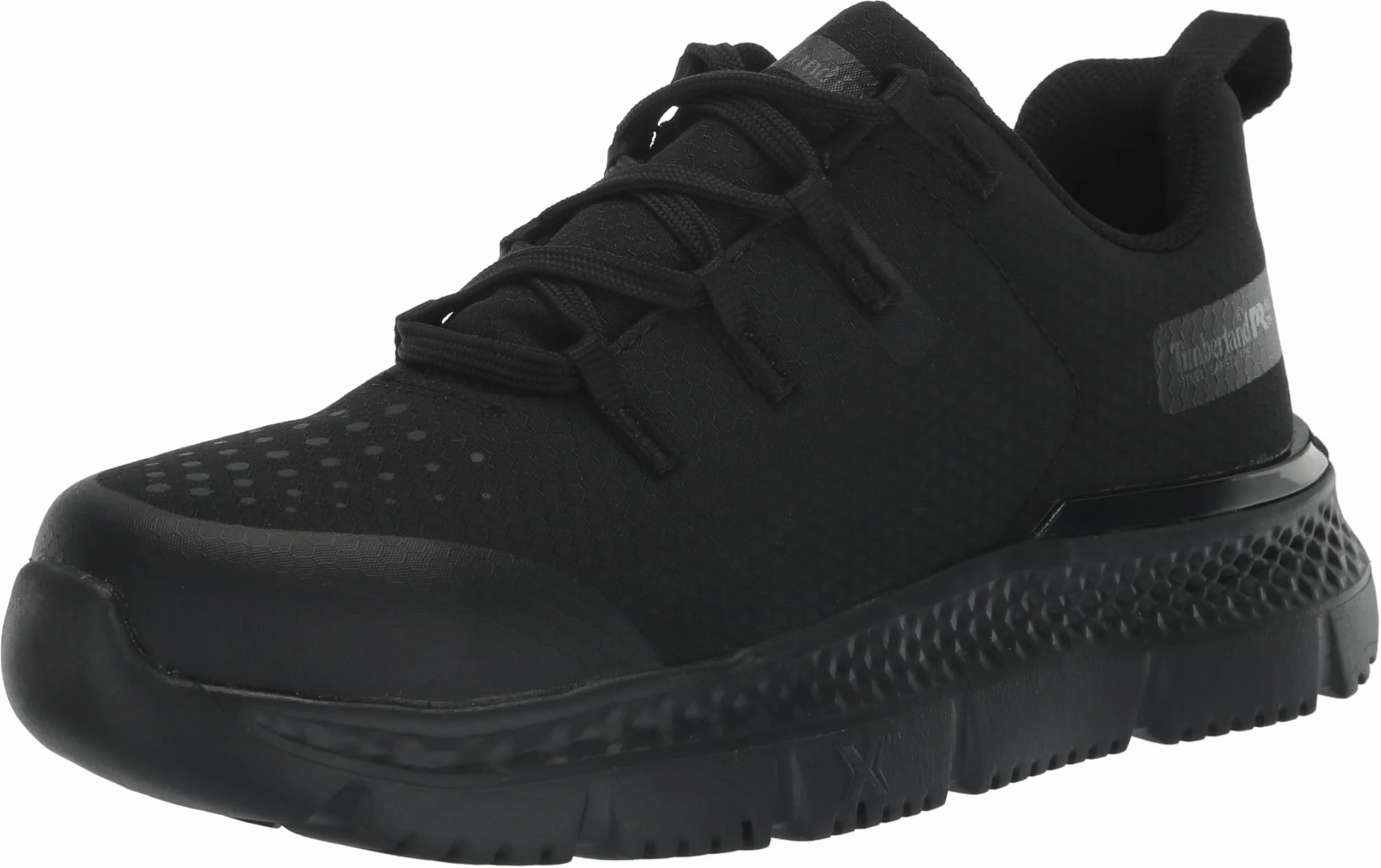 Timberland PRO Intercept Zapatos de trabajo deportivos con puntera de seguridad de acero para mujer Negro 7.5 Wide