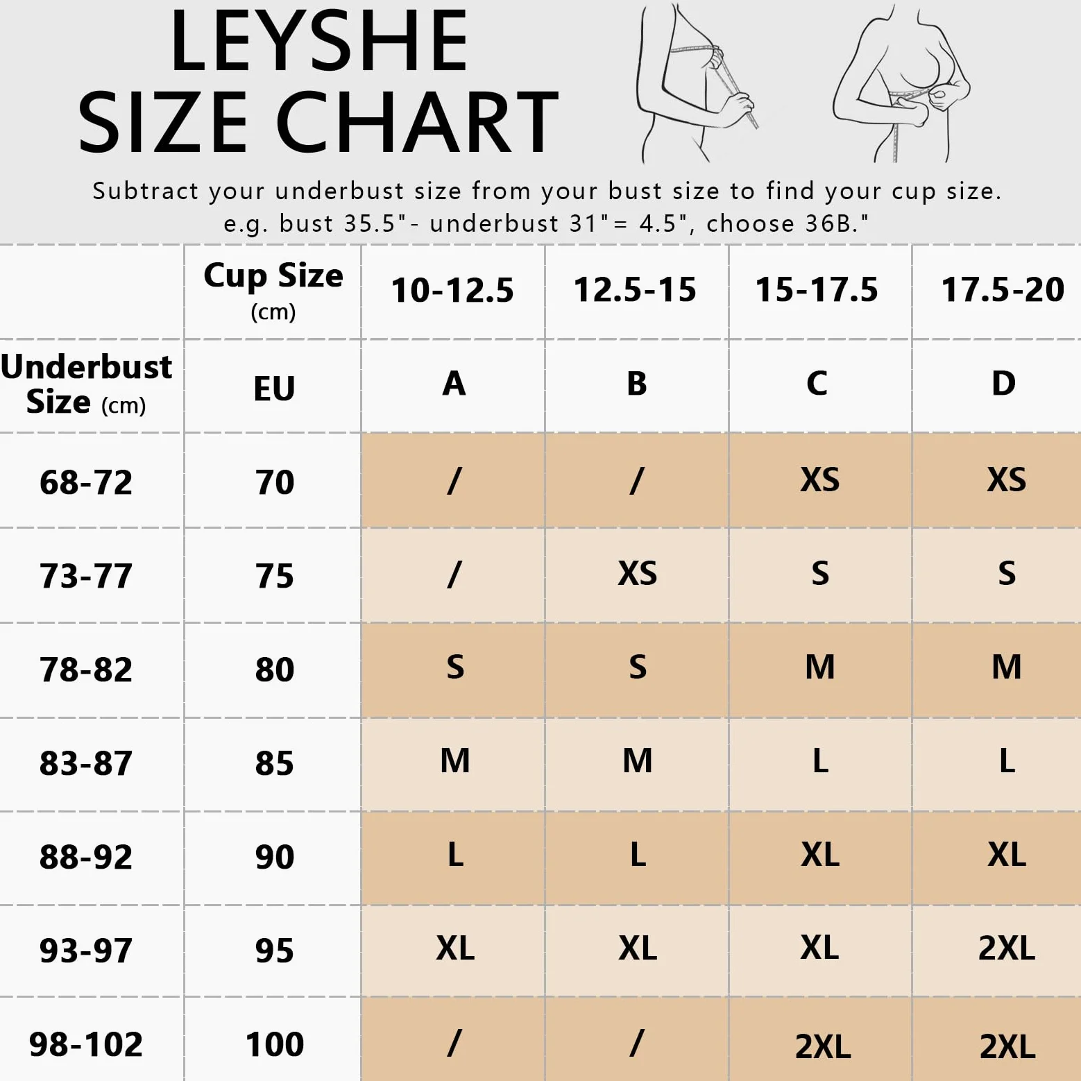 LEYSHE Sujetador sin Tirantes para Mujer, Sujetador Bandeau Acolchado, Top de Tubo sin Costuras, Top Bandeau Antideslizante