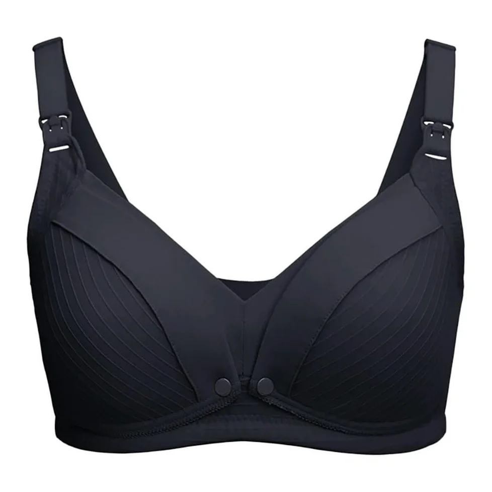 ZBDP - Elegante brasier de lactancia con ribete de encaje y copas de apoyo para mujeres embarazadas y lactantes, combina comodidad y estilo diario