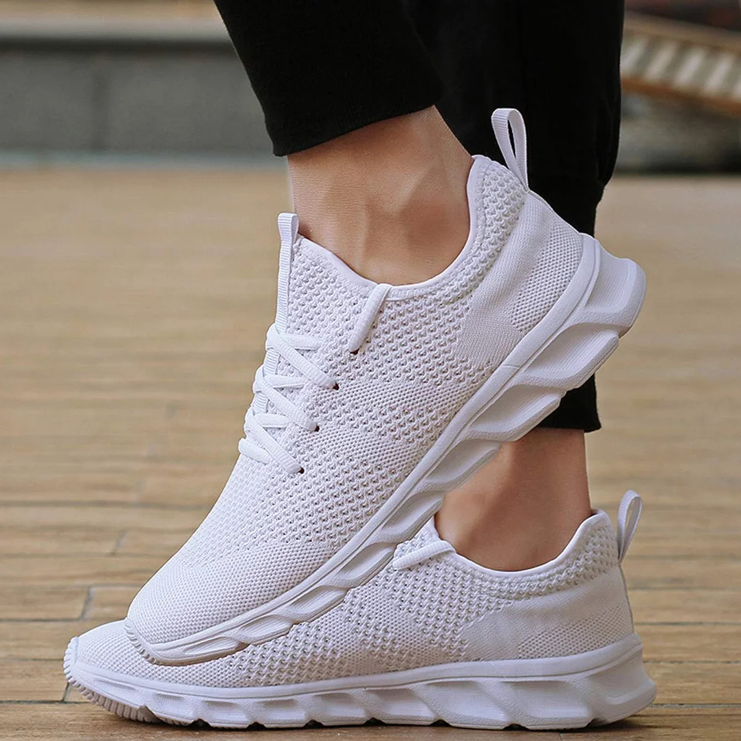 Zapatillas Deportivas Running Mujer Asfalto Transpirables Cordones Sneakers