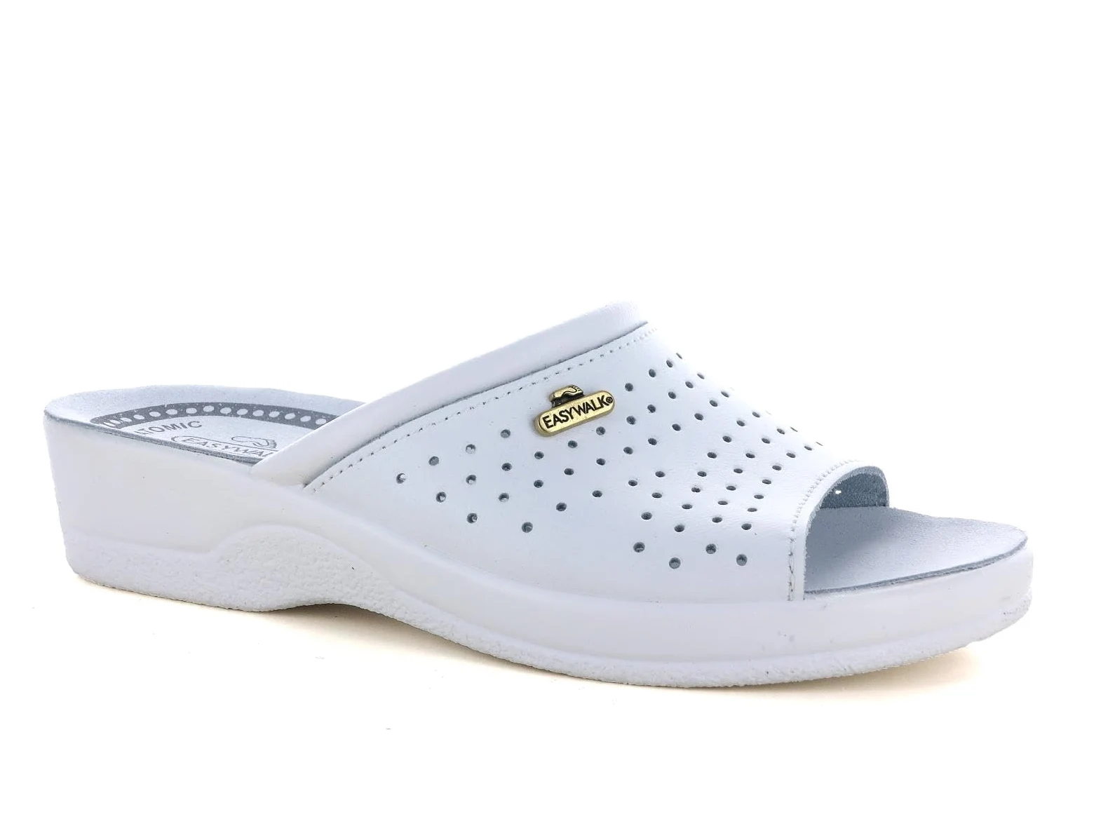 EASYWALK 900 Sandalias Zuecos Mules Zapatillas Zapatos de Cuero, Mujer