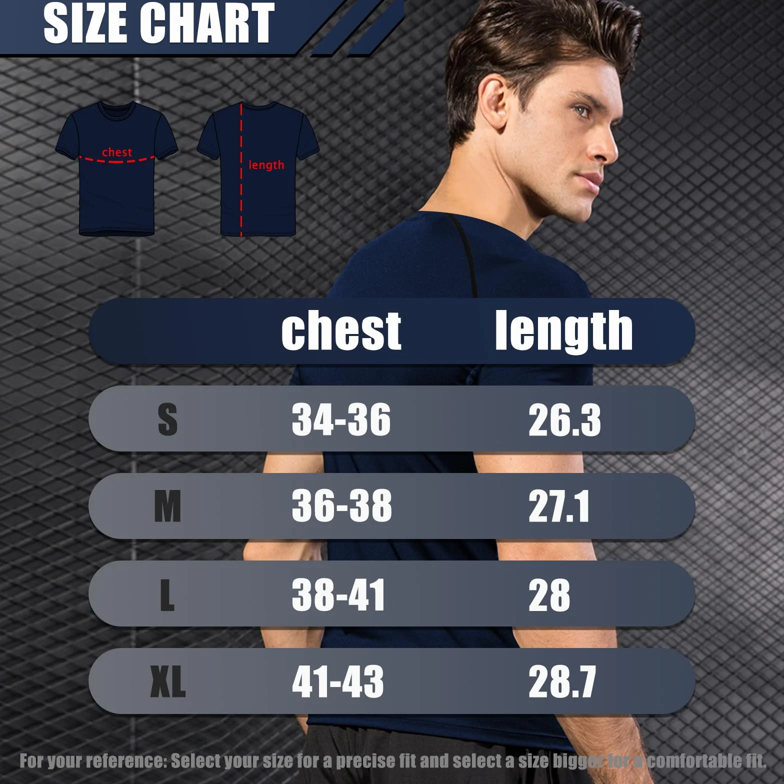 Camiseta Compresión Hombre Entrenamiento Deportes Manga Corta Camiseta Ciclismo Atlético Camisetas interiors Secado Rápido Tops Mallas Transpirables Base Deportiva de Gimnasio