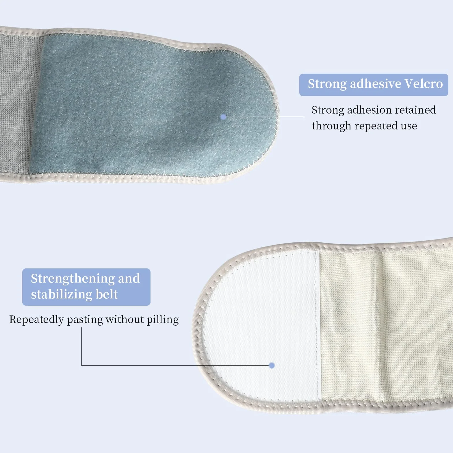 Faja Lumbar, Calentador de Vientre para Hombres y Mujeres con 1 Bolsa de Almacenamiento, Cintura Térmica de Felpa para Invierno, Calentador de Espalda con Cinta de Gancho y Bucle Engrosado, Gris
