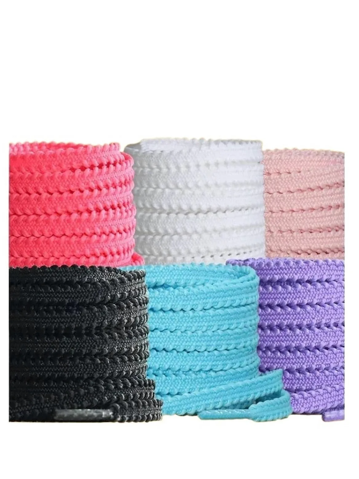 10 pares de cordones elásticos for zapatillas deportivas informales, tenis y zapatos planos Para Zapatillas Deportivas
