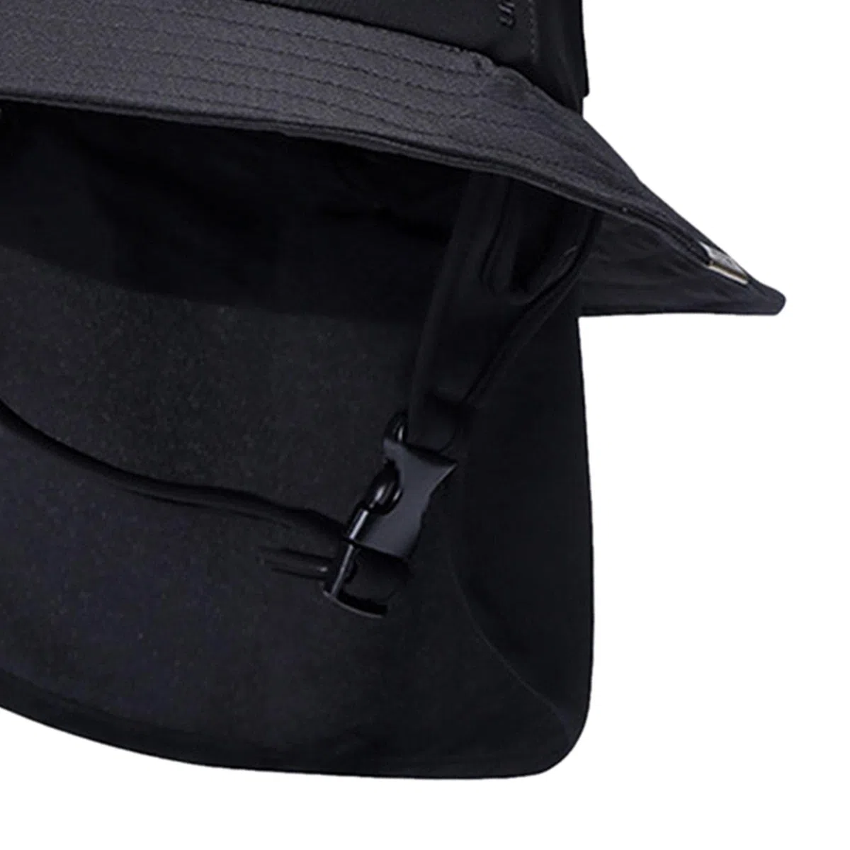 Gorro de Pescador de Correas de Barbilla Pescador para Turismo Deportes Acuáticos, negro, universal