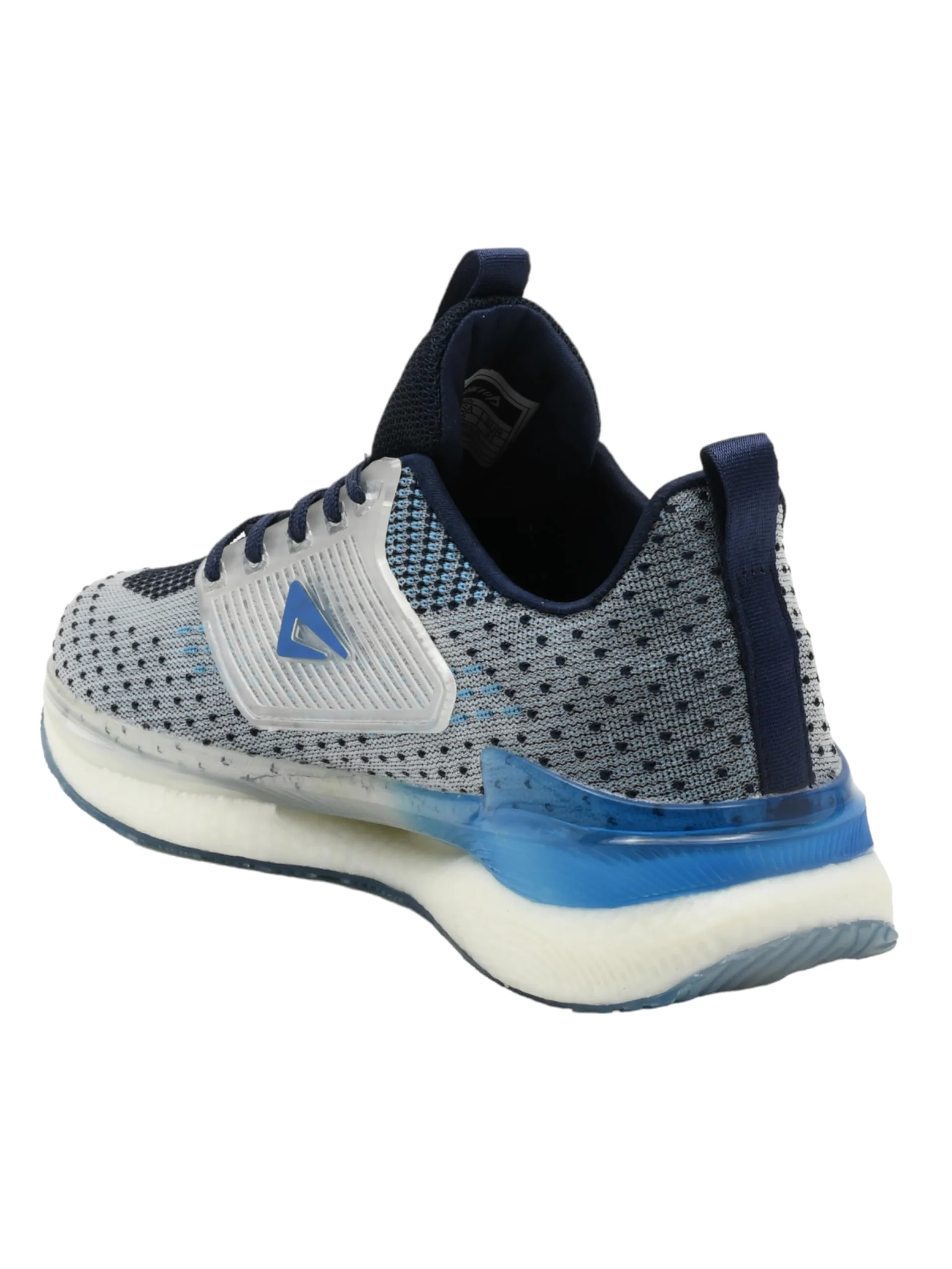 IMPAKTO Trailblazer - Tenis de correr grises para hombre, Azul y gris, 6 UK