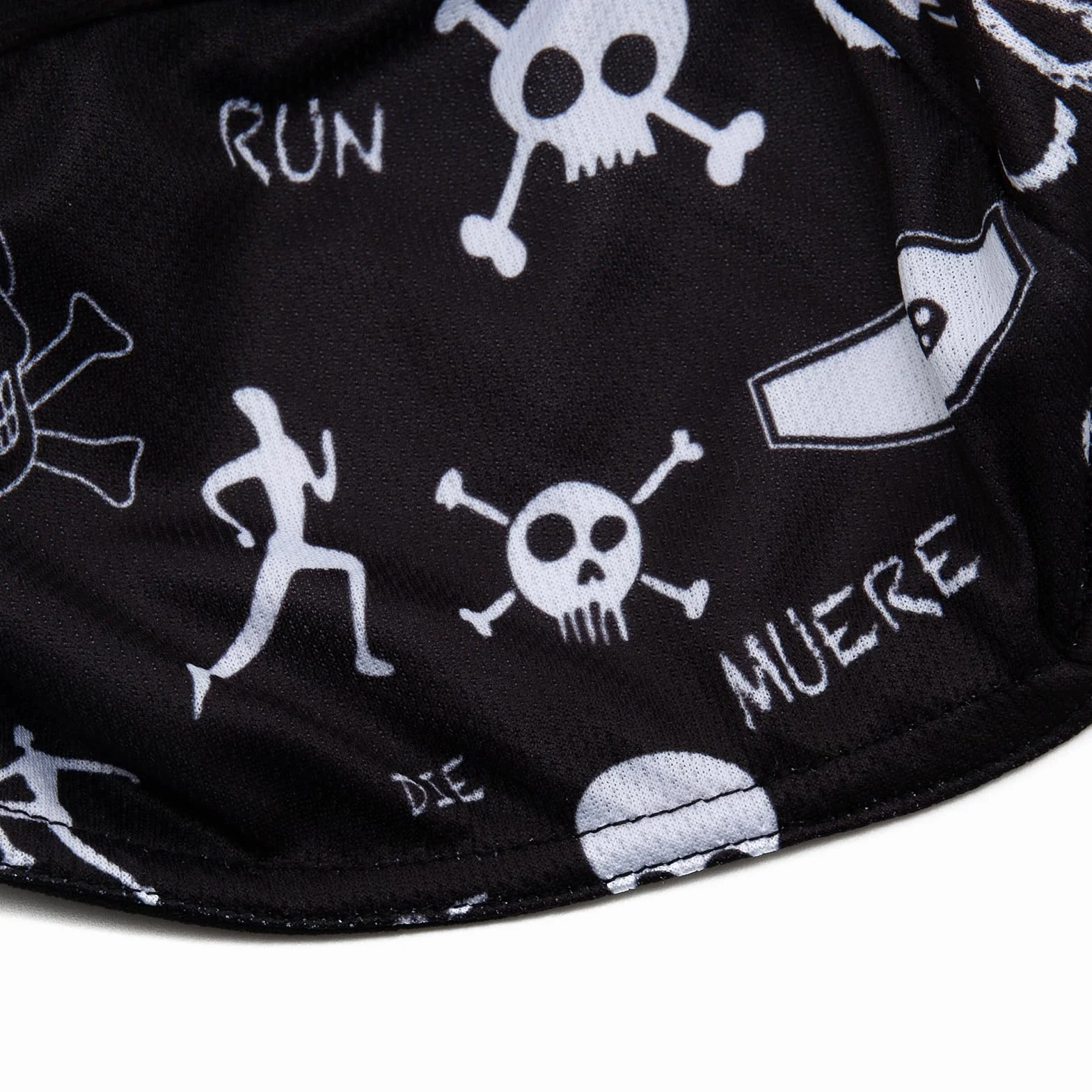 Gorra de ciclismo transpirable absorbe sudor poliéster para hombre mujer debajo del casco