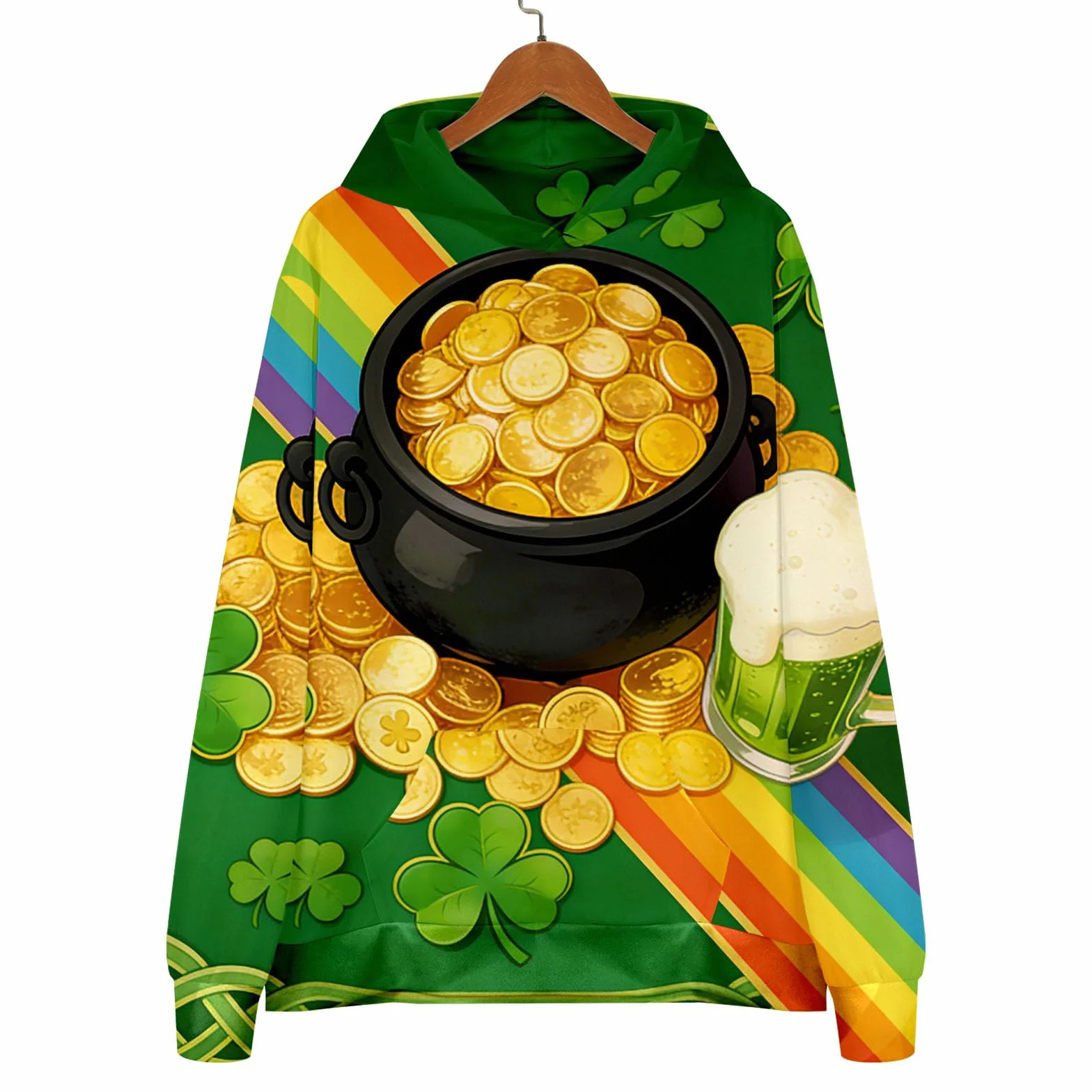 Ropa Protección Solar Camiseta del Día De San Valentín para Niños, Sudaderas con Capucha Manga Larga, Atuendo, Irlandesa Divertida Top Hombre (Black, S) Mangas Proteccion Camisa Corta