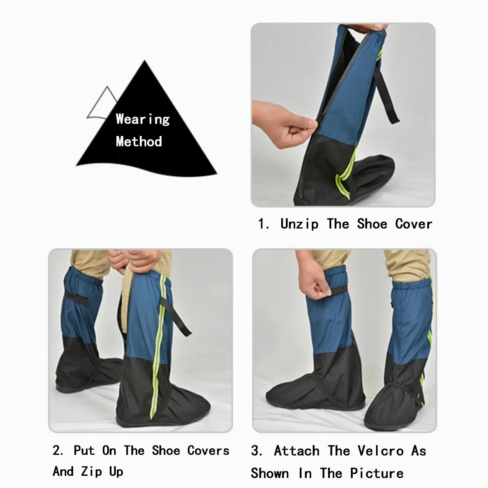 Polainas for piernas, todo incluido, antimordeduras de serpiente, polainas for raquetas de nieve, protección for piernas en bicicleta con bolsa de almacenamiento, adecuadas for cualquier mal tiempo (