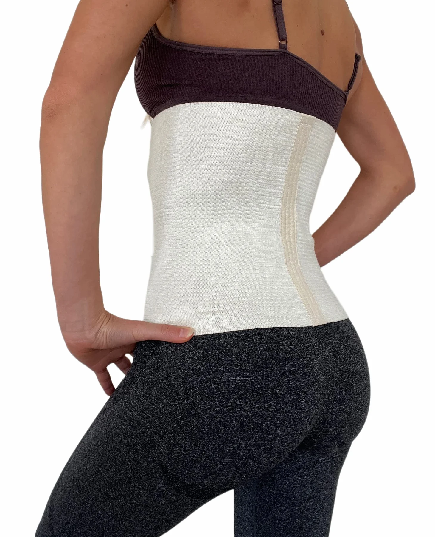 proslim T-active Merino Angora Wool Kidney Back Hip Waist Warmer for Men and Women, 87% Natural Materials, Creamy White, Perfect for Sports, Working or Walking