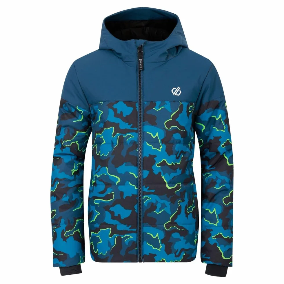 Dare 2b Girls Liftie Full Zip Padded Waterproof Ski Jacket Chaqueta Acolchada, Niños