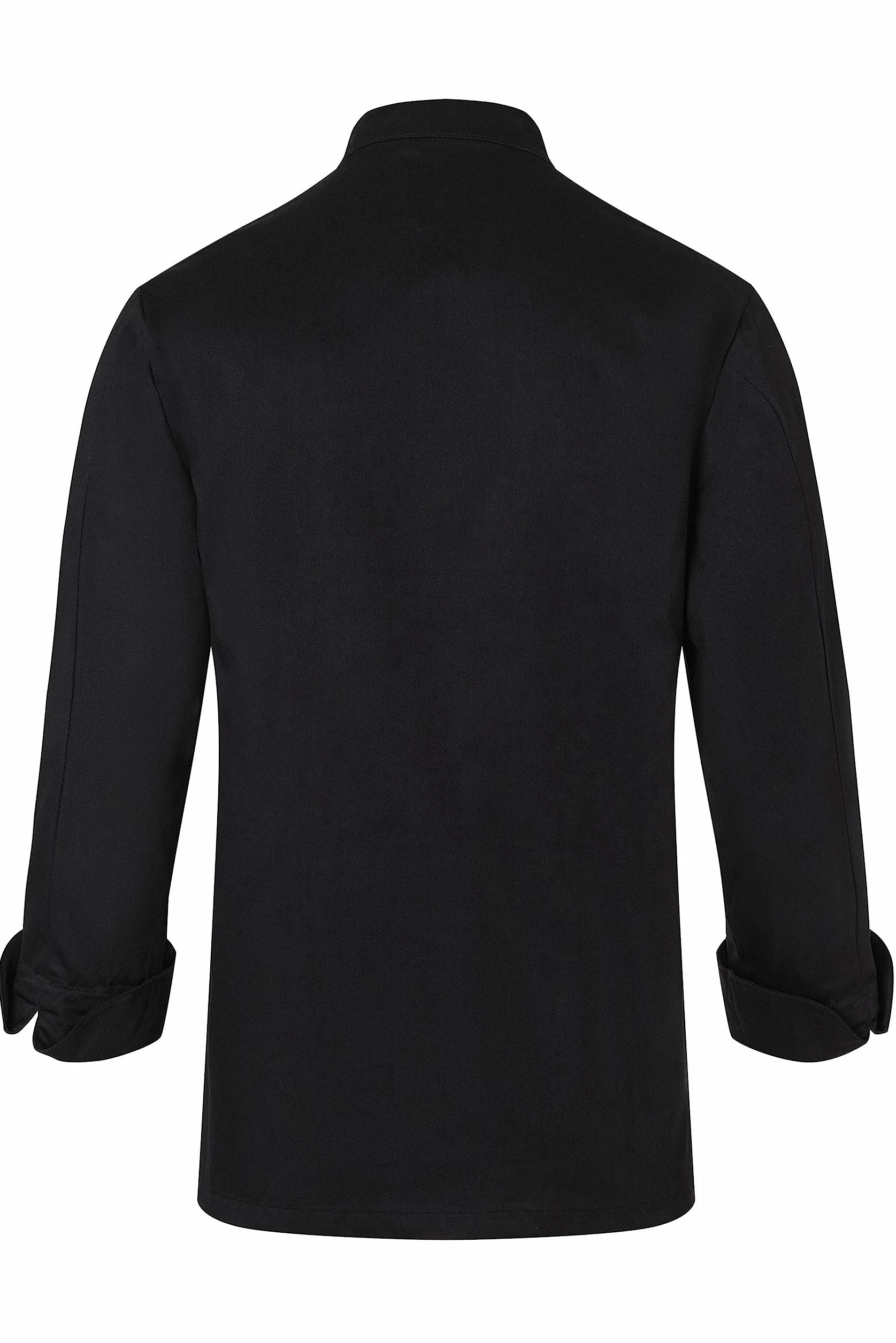 Karlowsky Chaqueta de cocinero Basic negra, talla 3XL