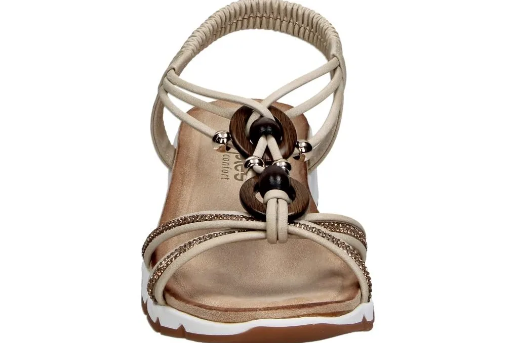 amarpies | Sandalias con Cuña Mujer – Sandalia Estilosa con Detalles – Sandalia de Verano sin Cierre – Slip On – Cuña Media y Cómoda – Versátiles y Estilosas – Modelo ABZ30146