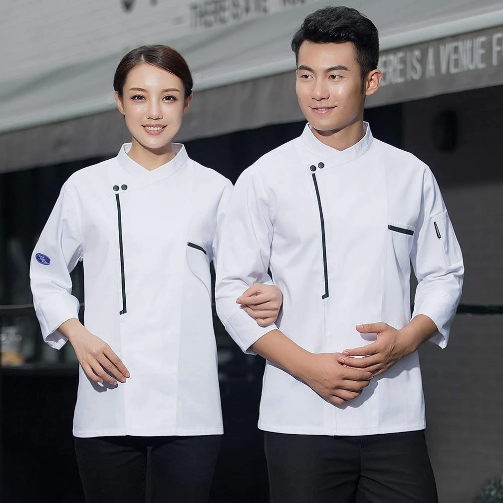 Chaqueta, Abrigo, Restaurante, Casa, Cocina, Catering, Cocinero, Uniforme, Retro, Mangas Largas