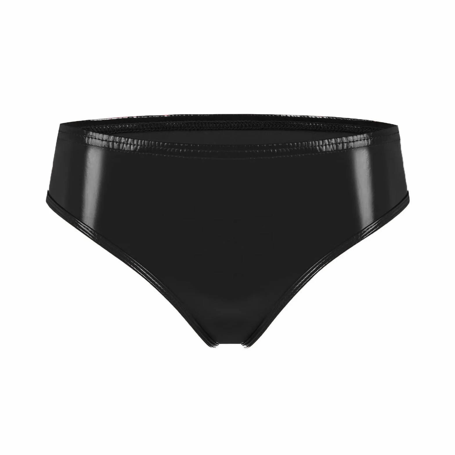 Bragas metálicas de corte alto para mujer ballet danza ropa interior sexy