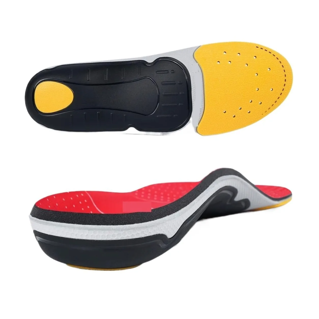 Plantillas ortopédicas for pies planos | Inserciones for el dolor en el talón Botas Zapatillas Hombres Mujeres Pies planos(Color 3,EU(40-41)-26cm)