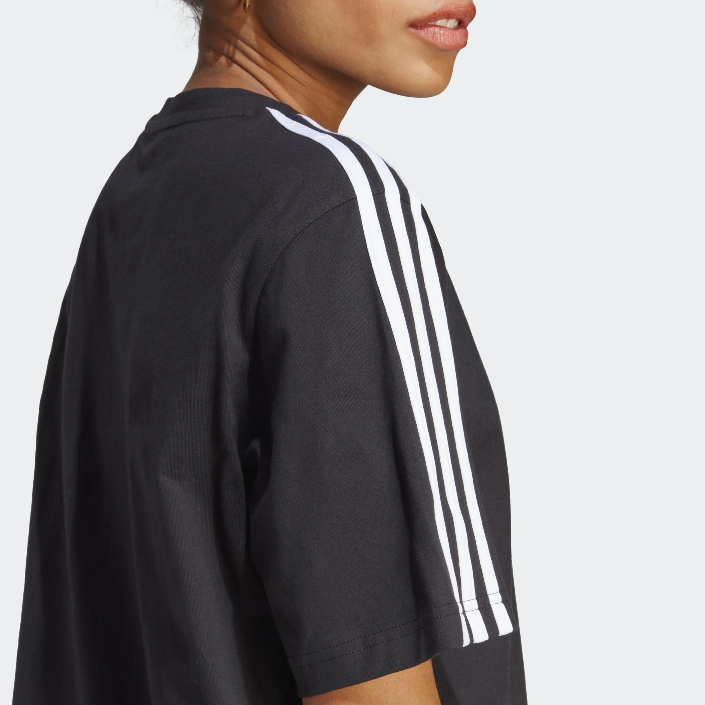 adidas Essentials Single Jersey Boyfriend 3 Bandas Vestido Camiseta