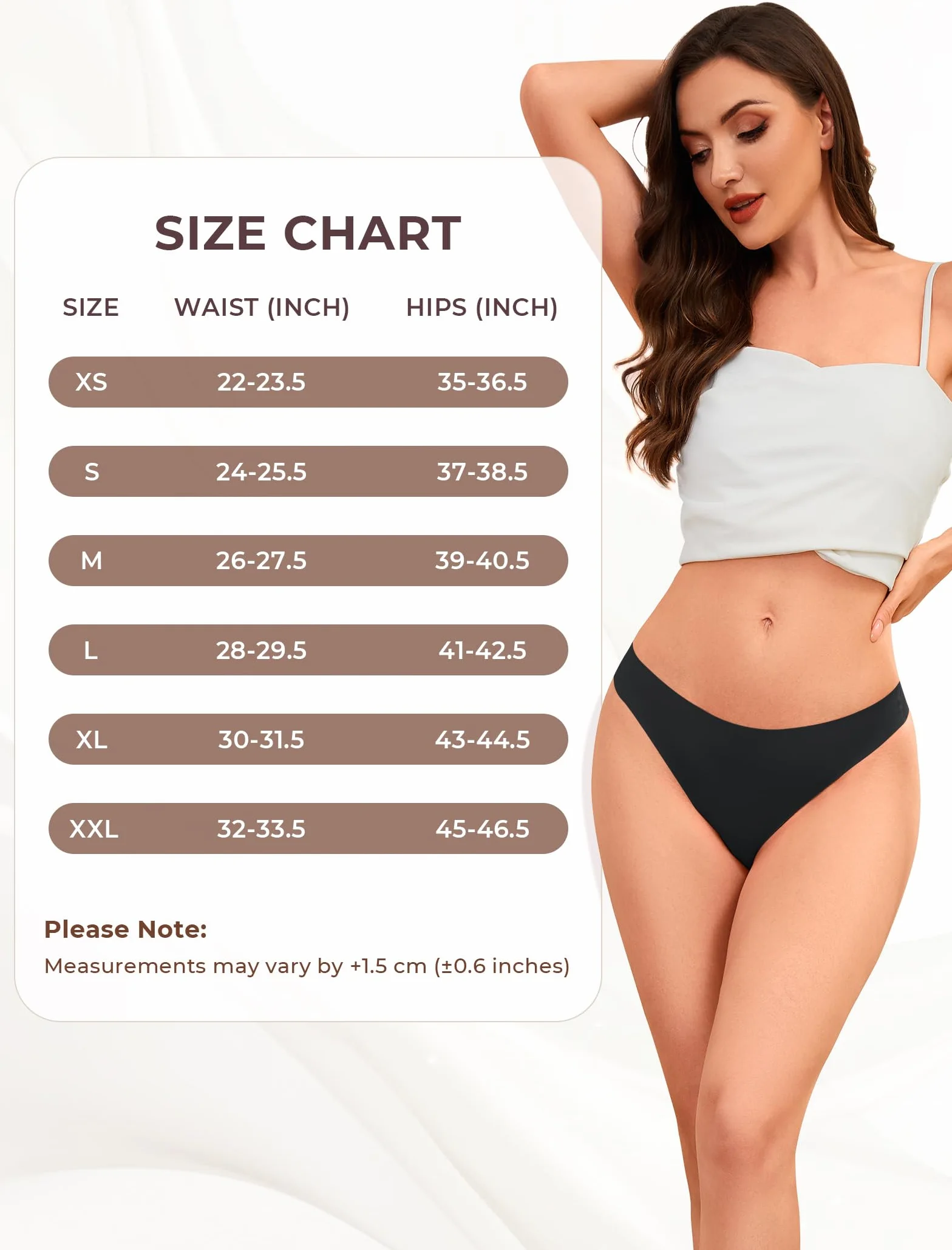 VOENXE Bragas Mujer Sin Costuras Invisible Microfibra Ropa Interior Seamless Thong Paquete De 5