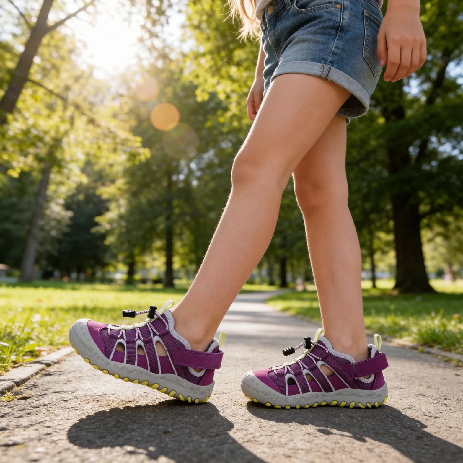 Mishansha Sandalias Deportivas para Niños con Puntera Cerrada Tallas 26-38