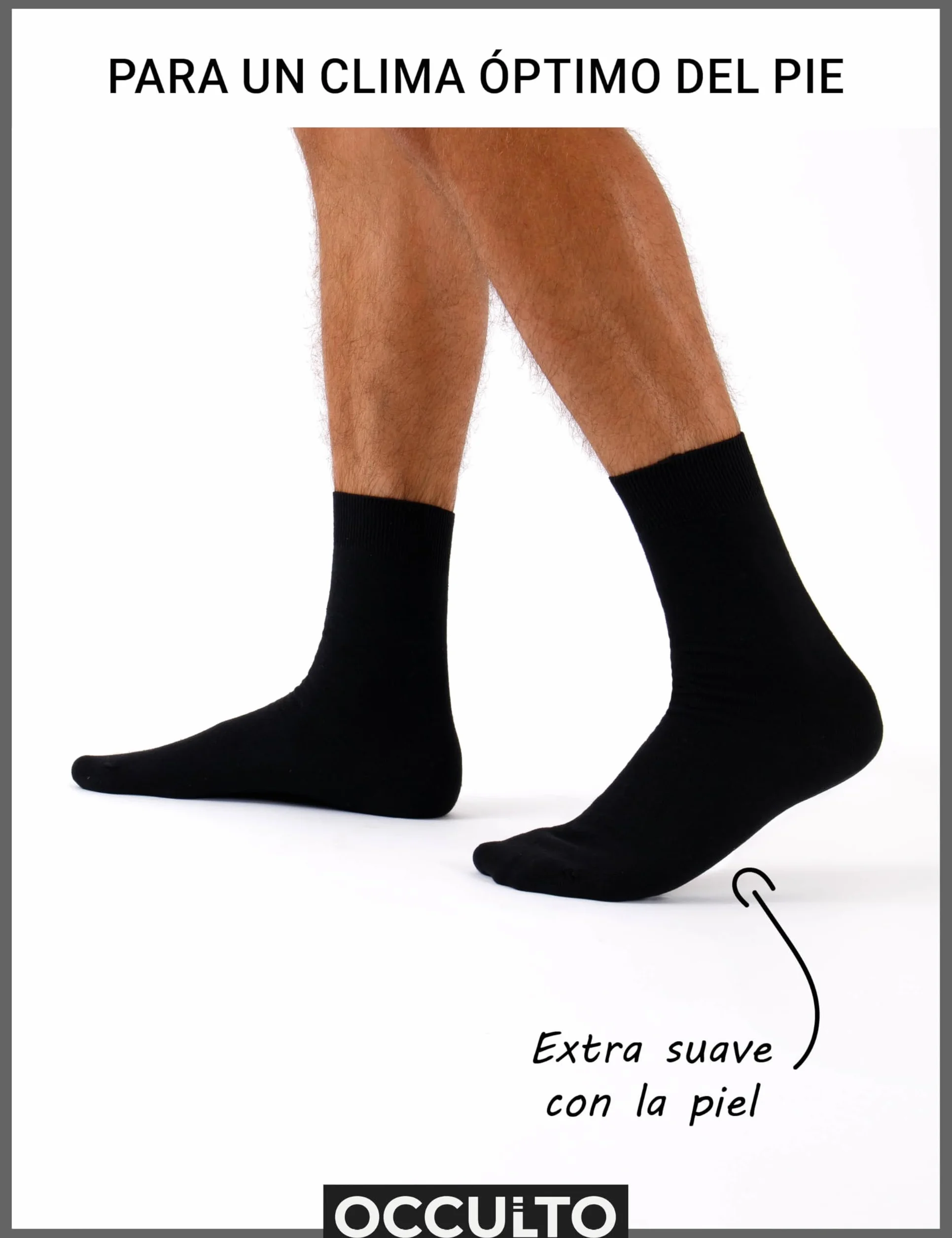Occulto calcetines 100% algodón hombre pack de 10, pack de 20 (modelo: Ingo)