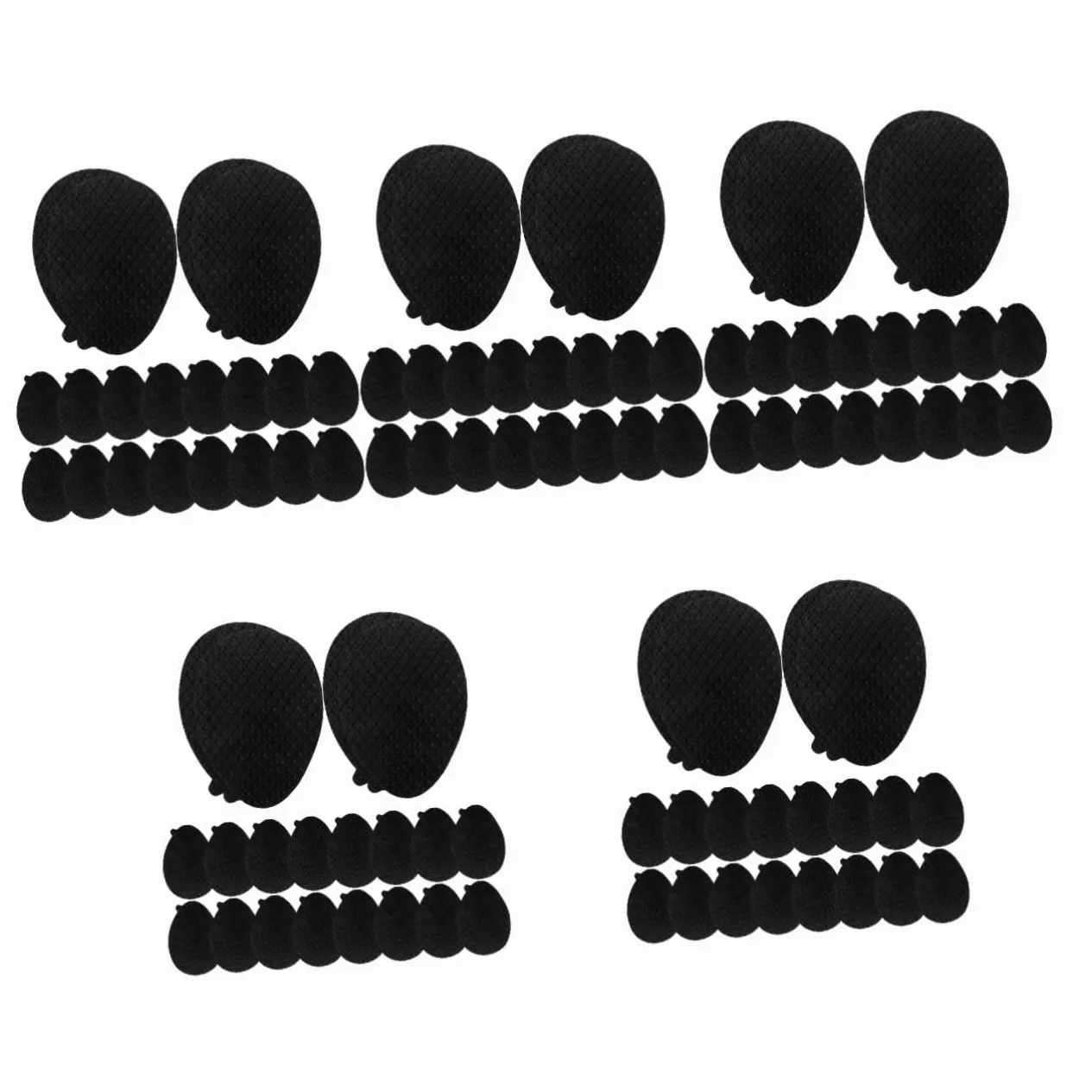 Didiseaon 50pares Almohadillas Antideslizantes Para Tacones Heel Pads De Gel Para Zapatos Protección y Estabilidad El Talón Instalación y